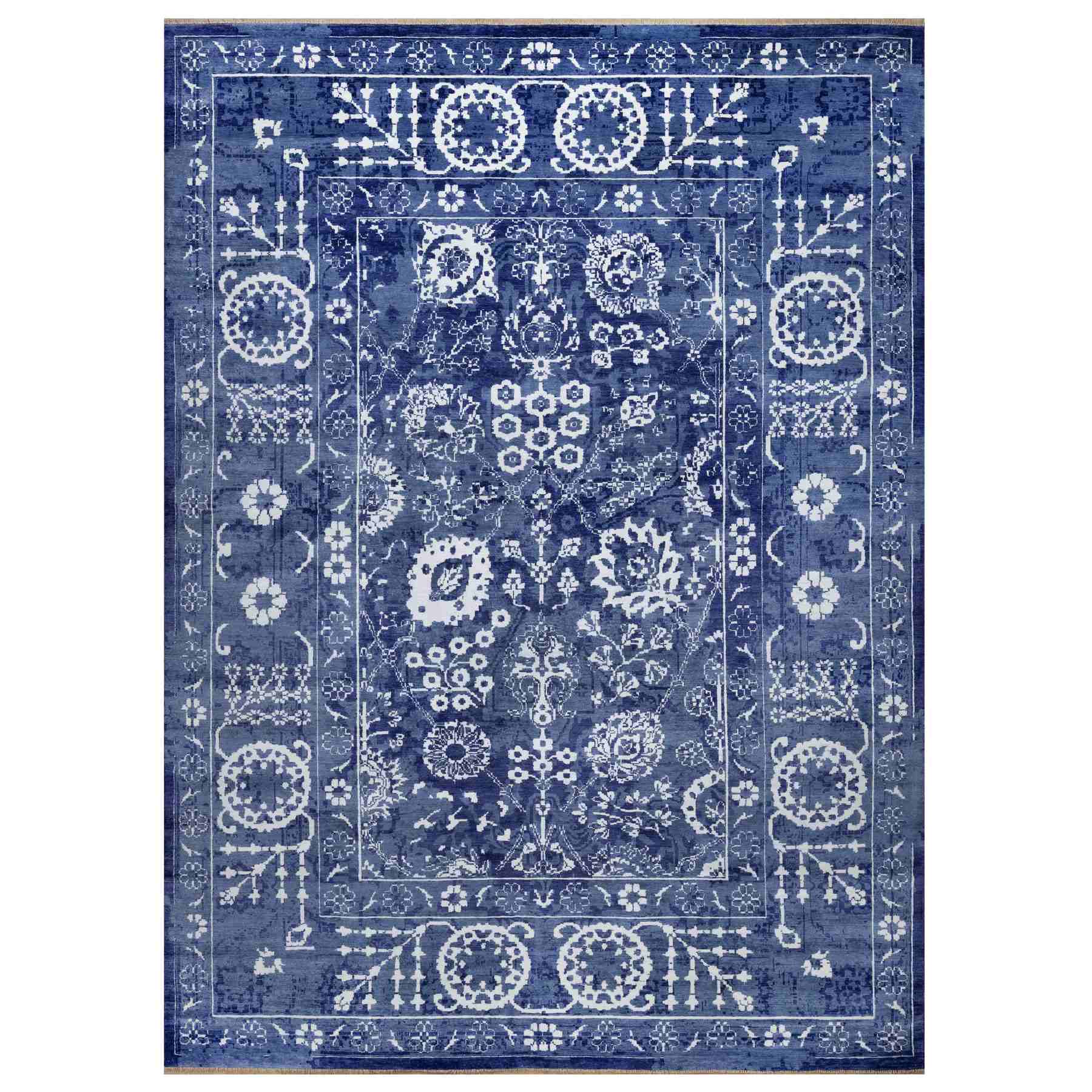 Transitional-Hand-Knotted-Rug-456065