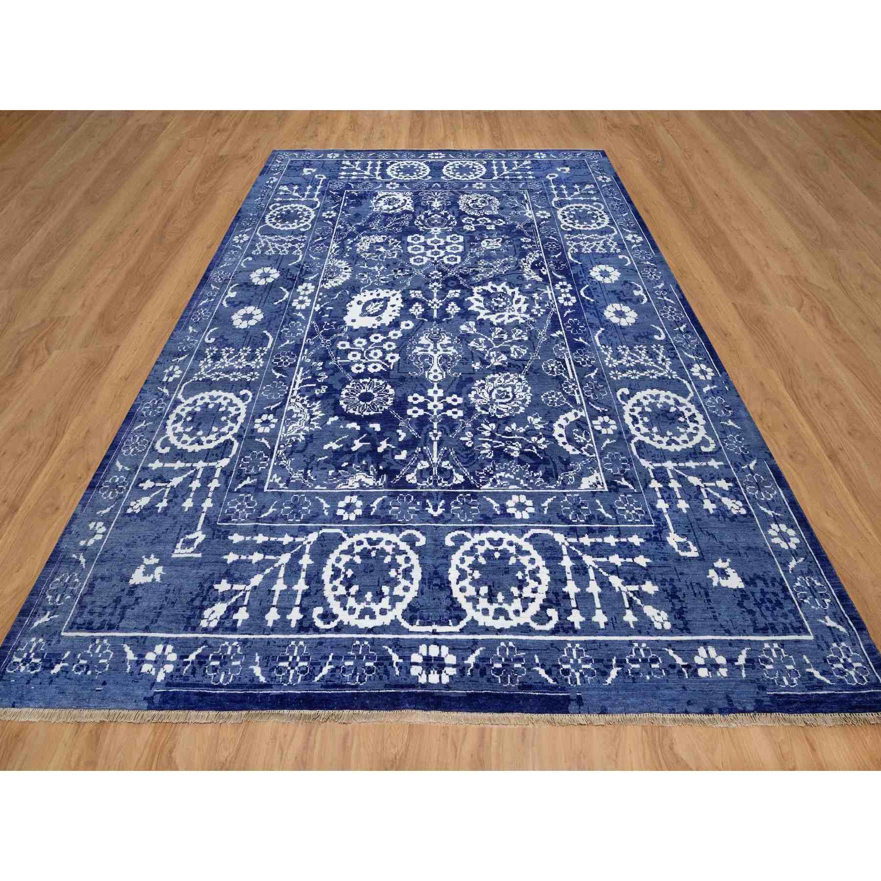 Transitional-Hand-Knotted-Rug-456065