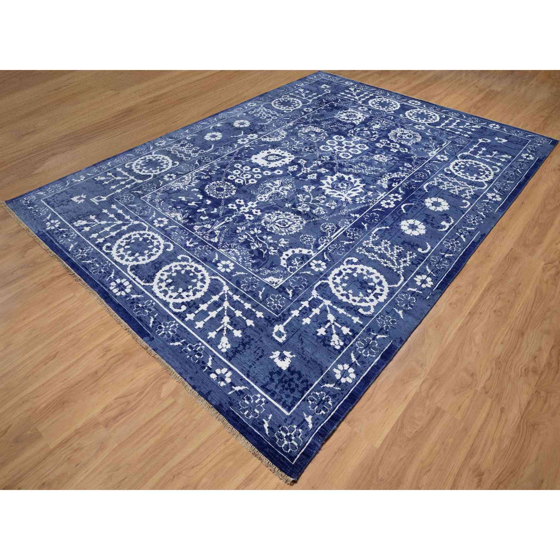 Transitional-Hand-Knotted-Rug-456065