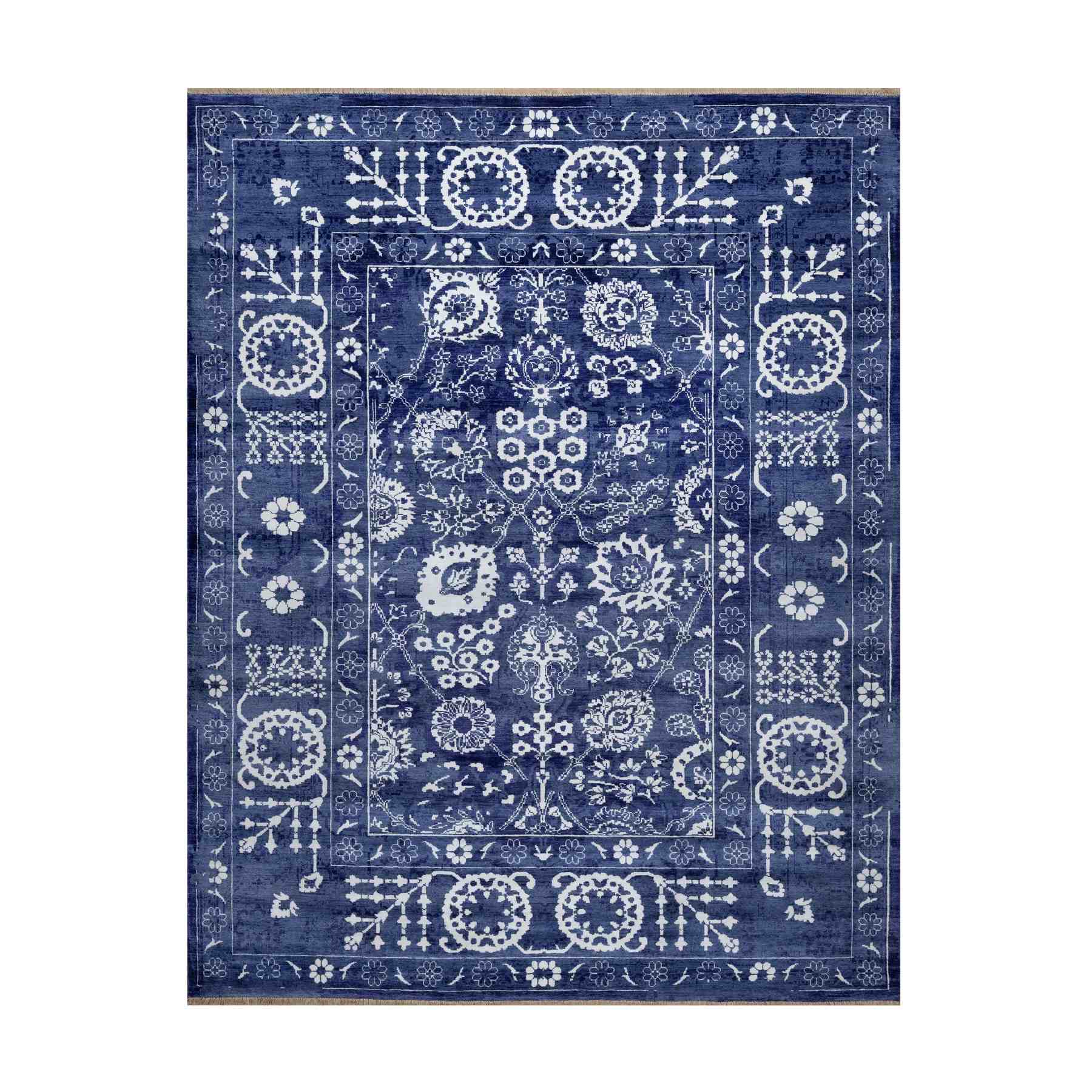 Transitional-Hand-Knotted-Rug-456080