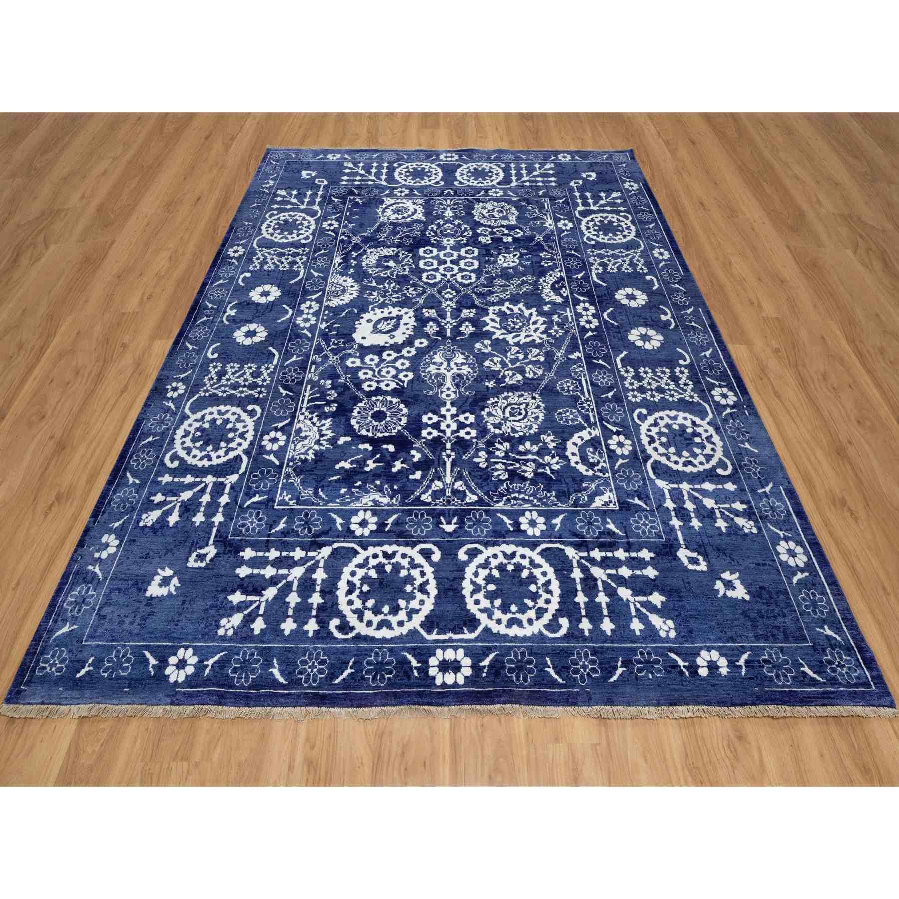 Transitional-Hand-Knotted-Rug-456080