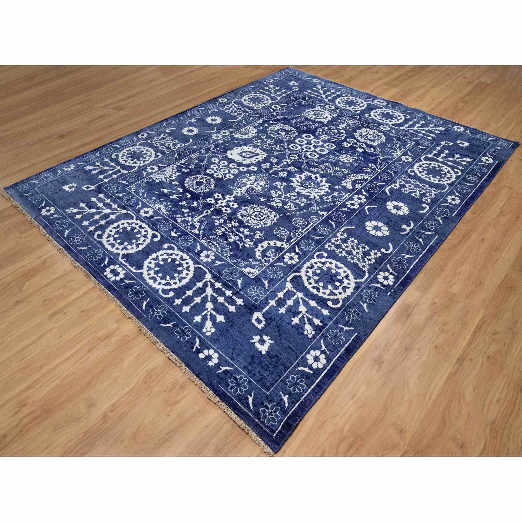 Transitional-Hand-Knotted-Rug-456080