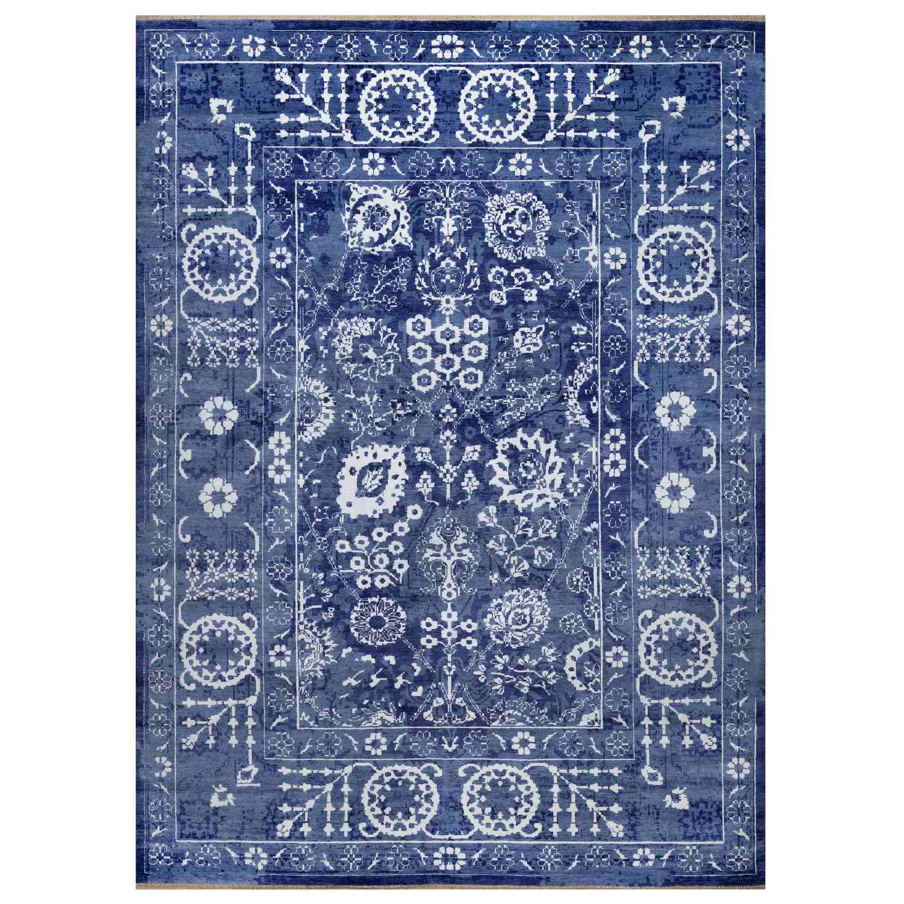 Transitional-Hand-Knotted-Rug-456110