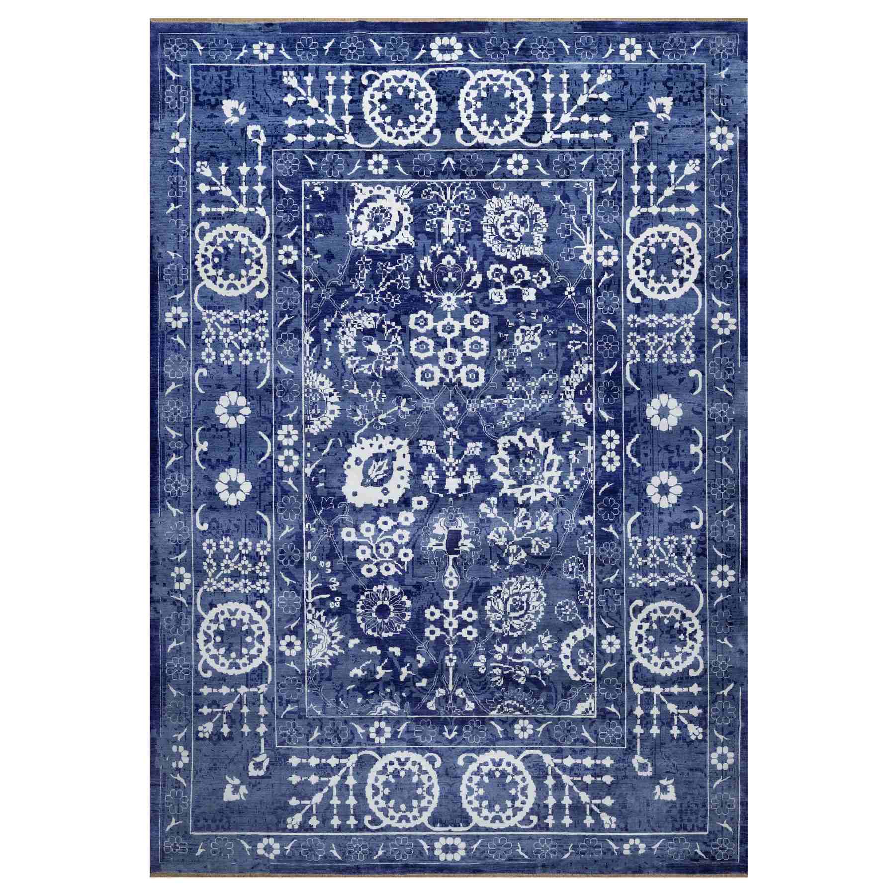 Transitional-Hand-Knotted-Rug-456135