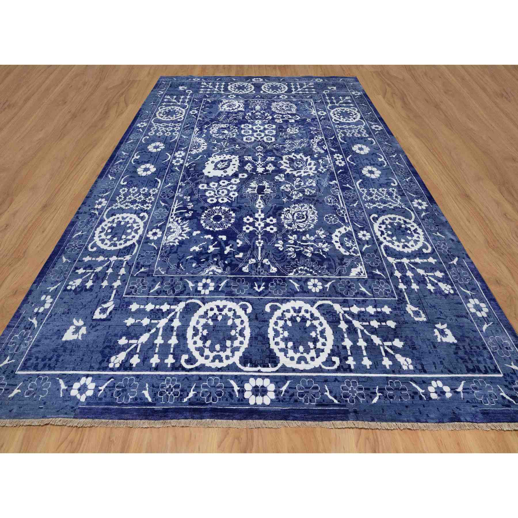 Transitional-Hand-Knotted-Rug-456135