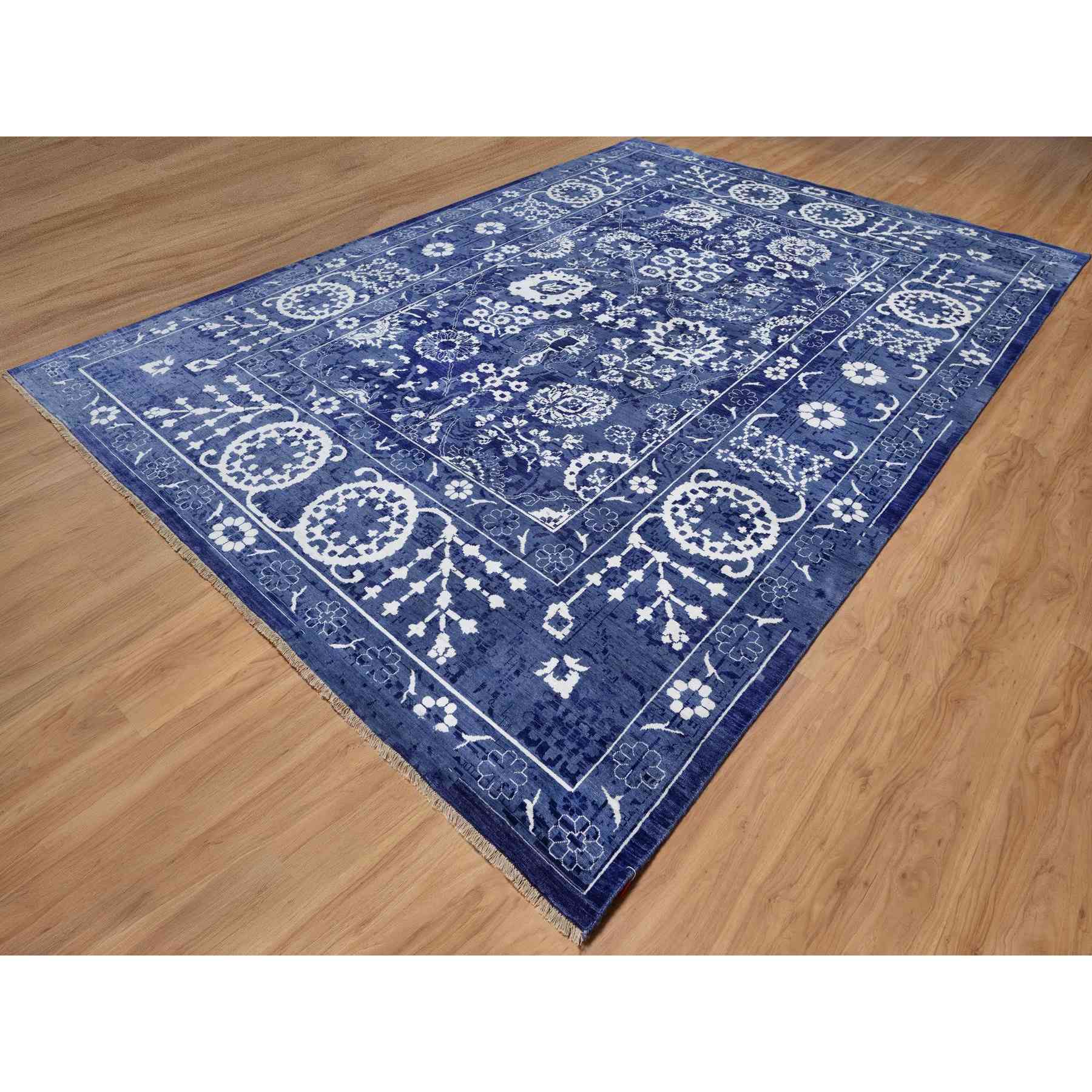 Transitional-Hand-Knotted-Rug-456135