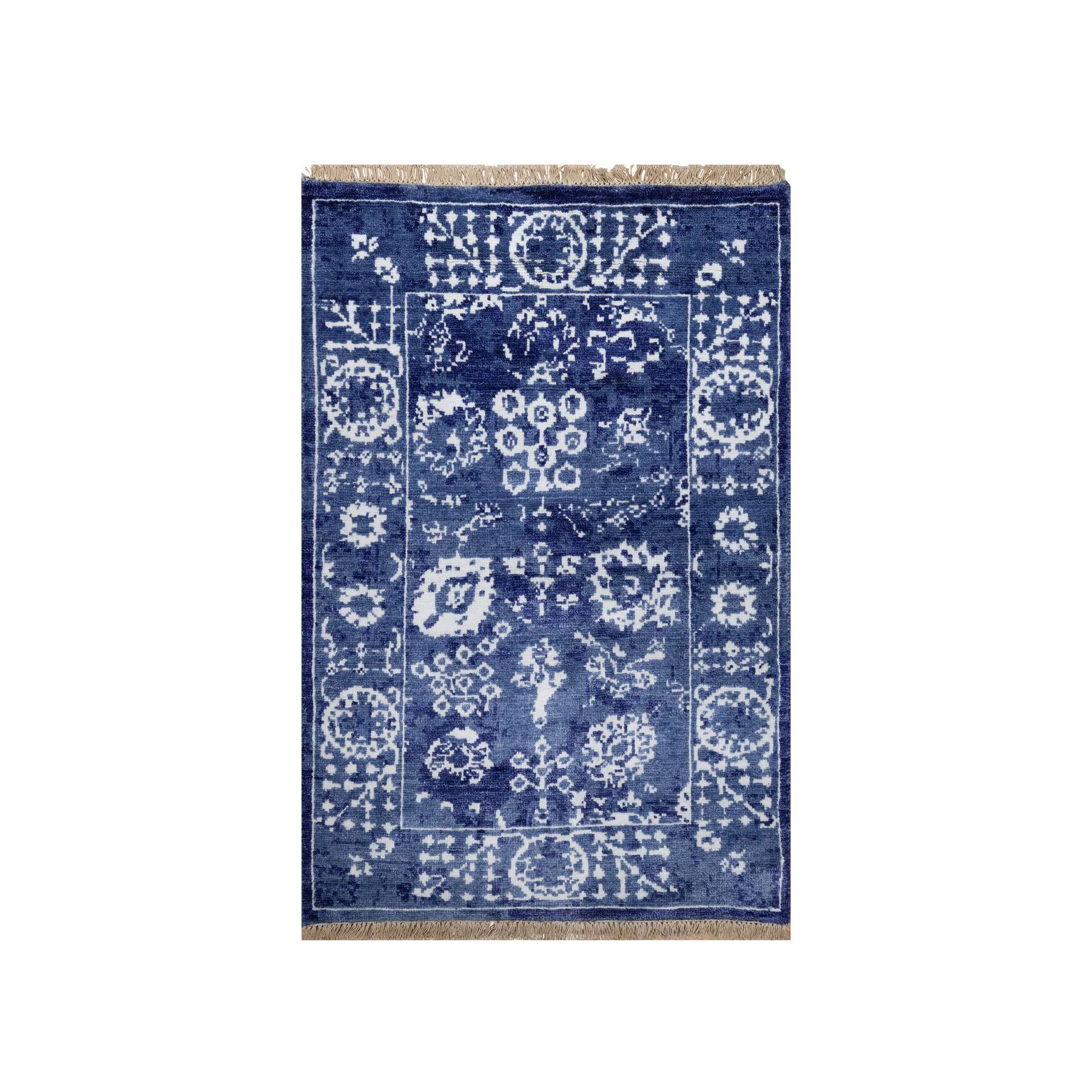 Transitional-Hand-Knotted-Rug-456140