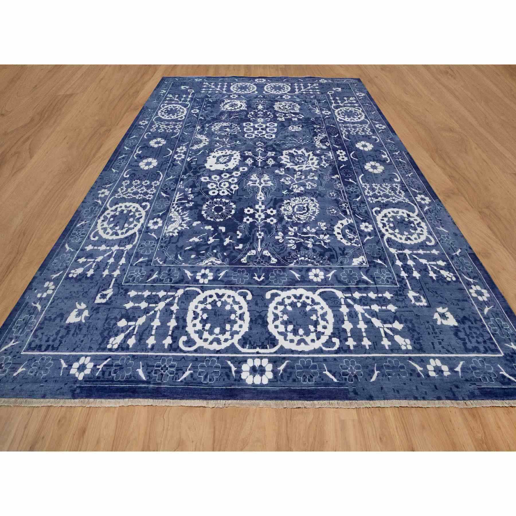 Transitional-Hand-Knotted-Rug-456325