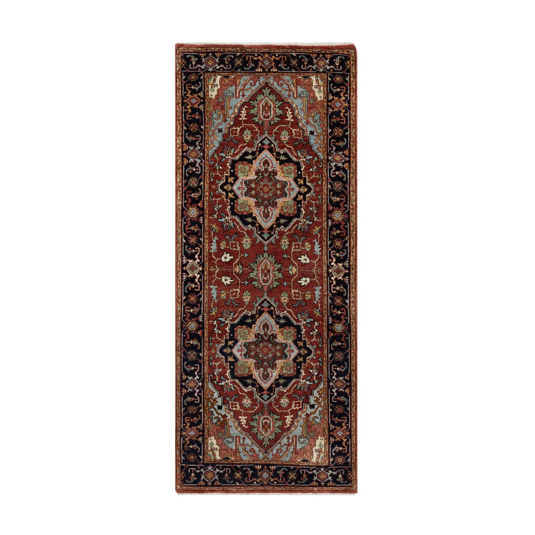 Heriz-Hand-Knotted-Rug-457535
