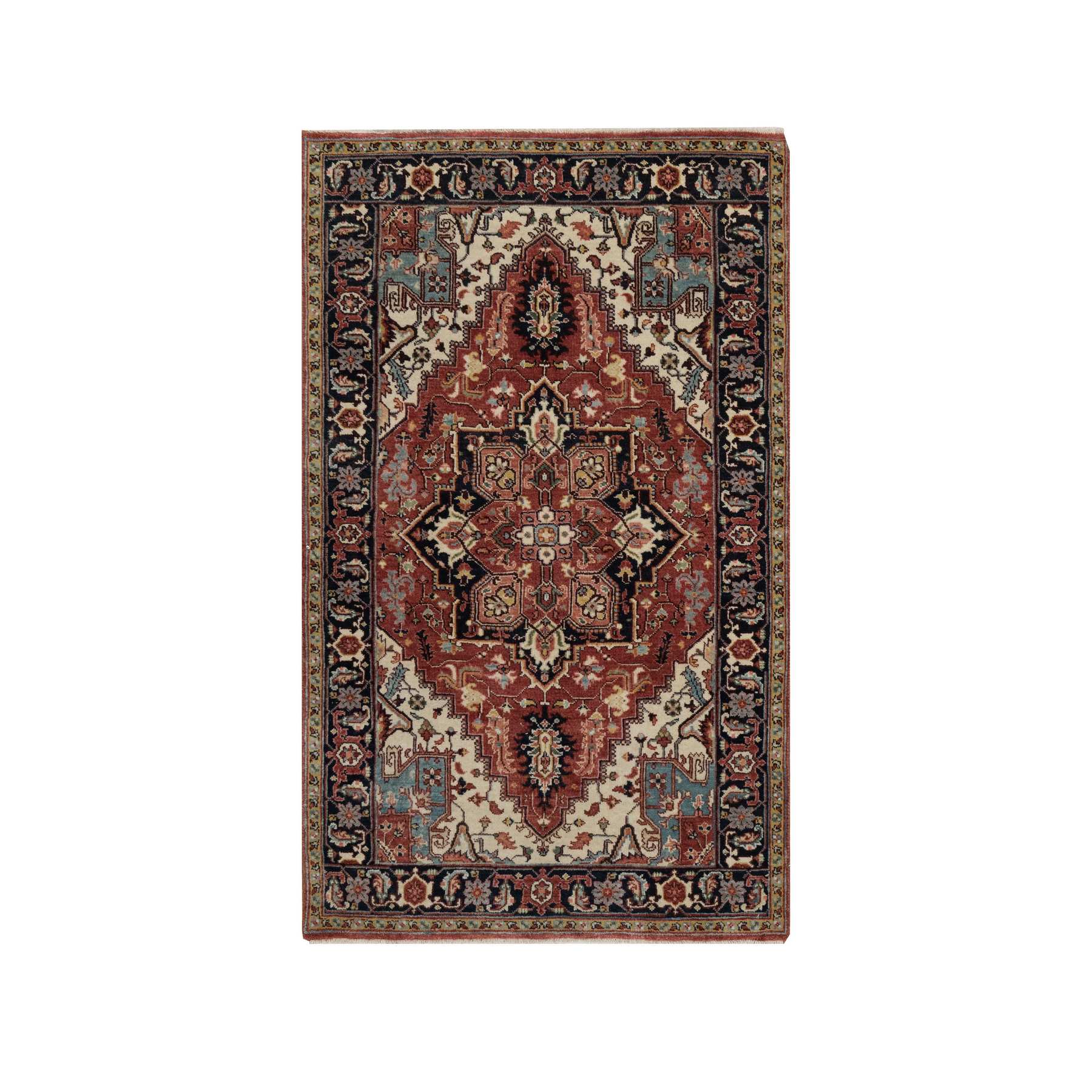 Heriz-Hand-Knotted-Rug-457545