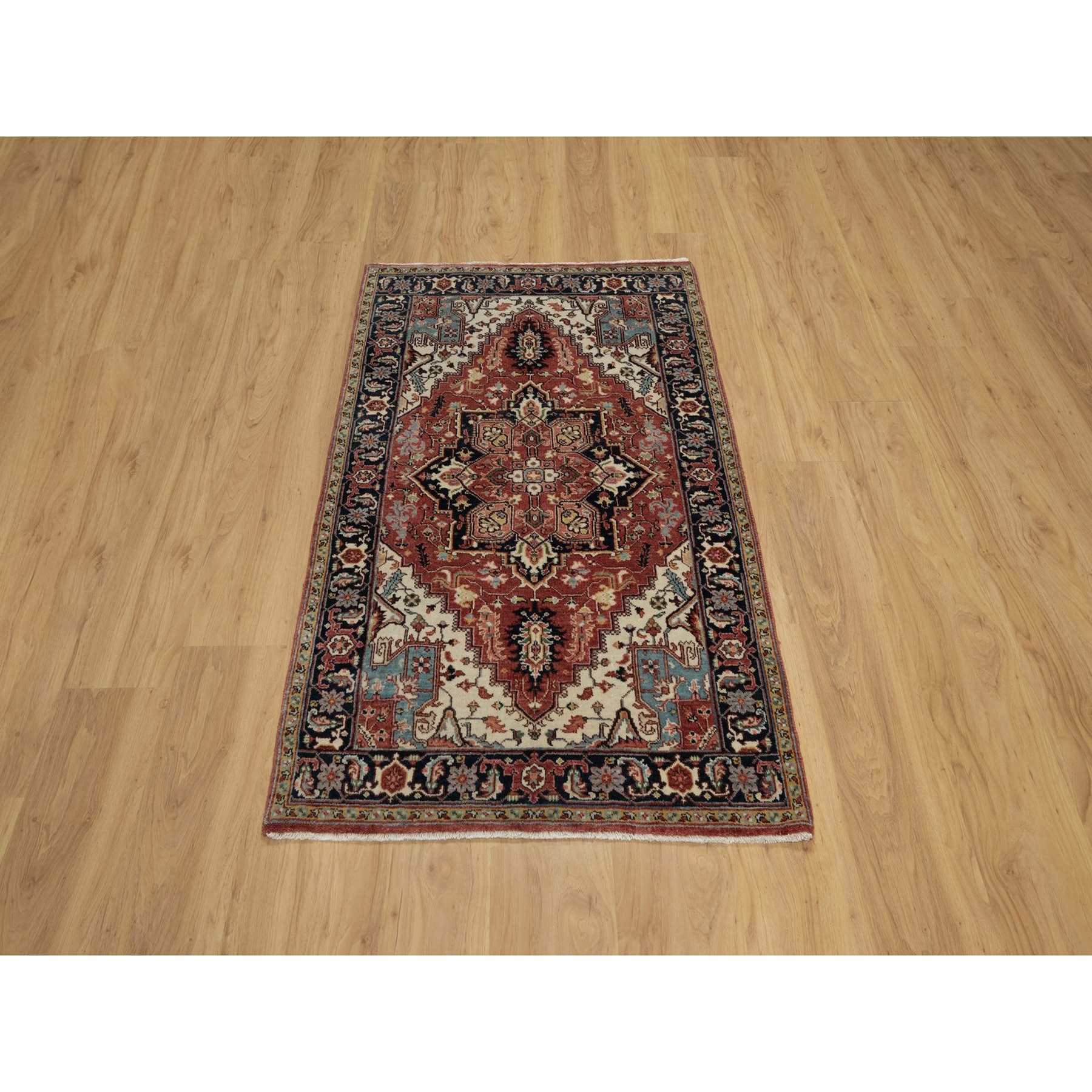 Heriz-Hand-Knotted-Rug-457545