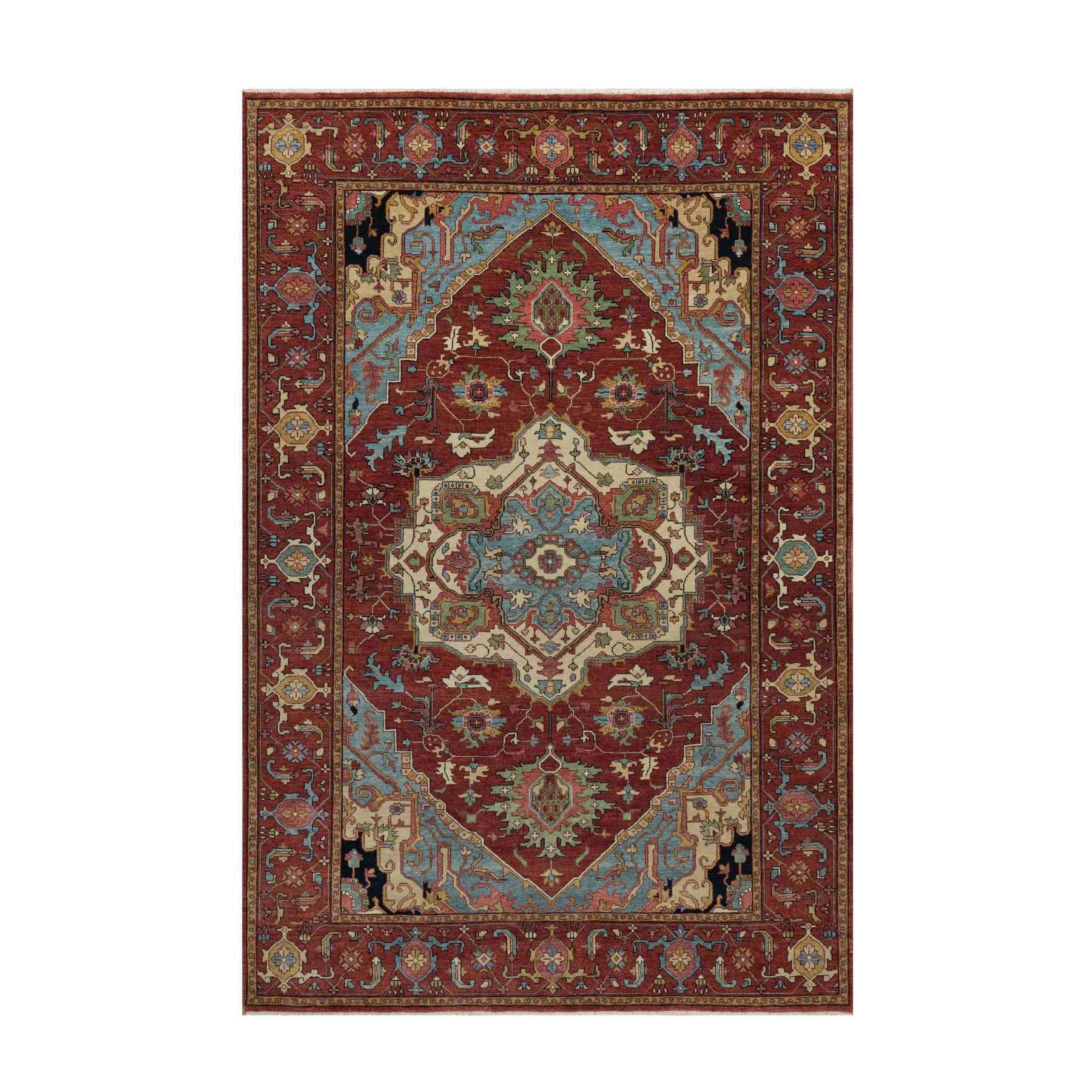 Heriz-Hand-Knotted-Rug-457575
