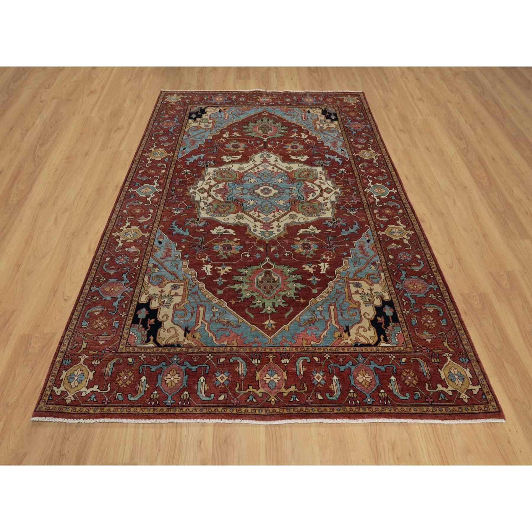 Heriz-Hand-Knotted-Rug-457575