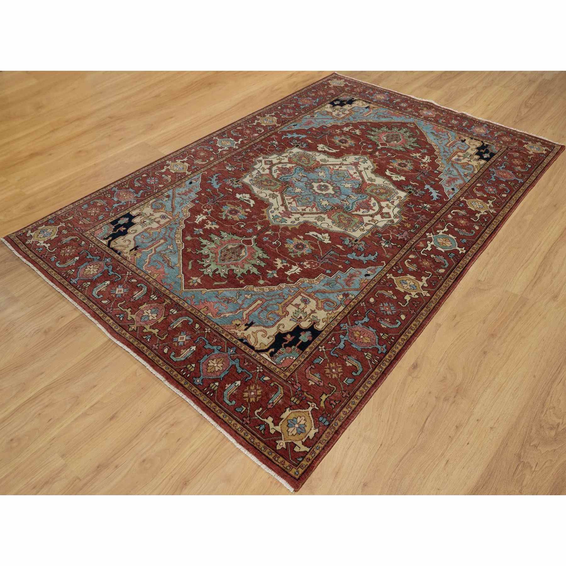 Heriz-Hand-Knotted-Rug-457575