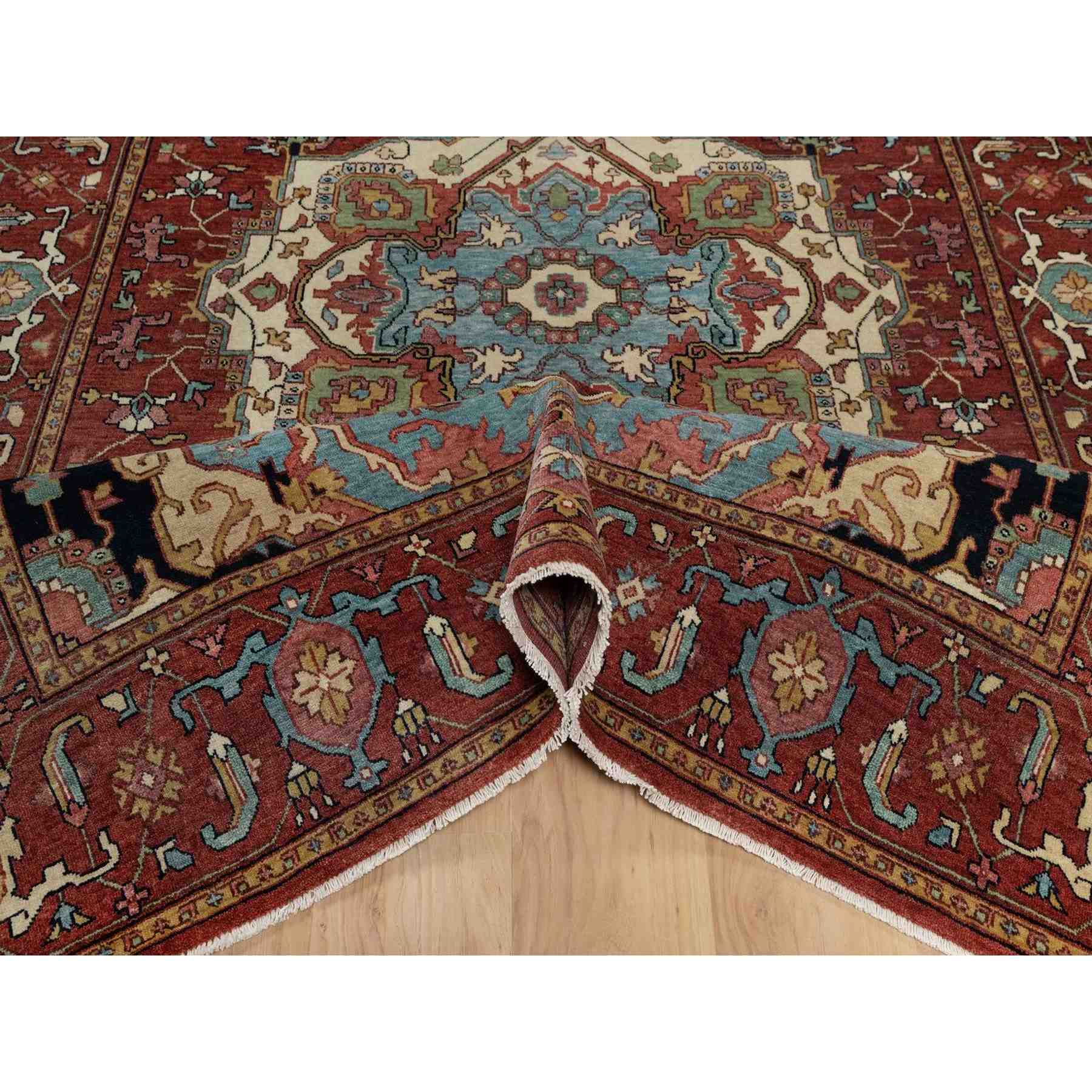 Heriz-Hand-Knotted-Rug-457575