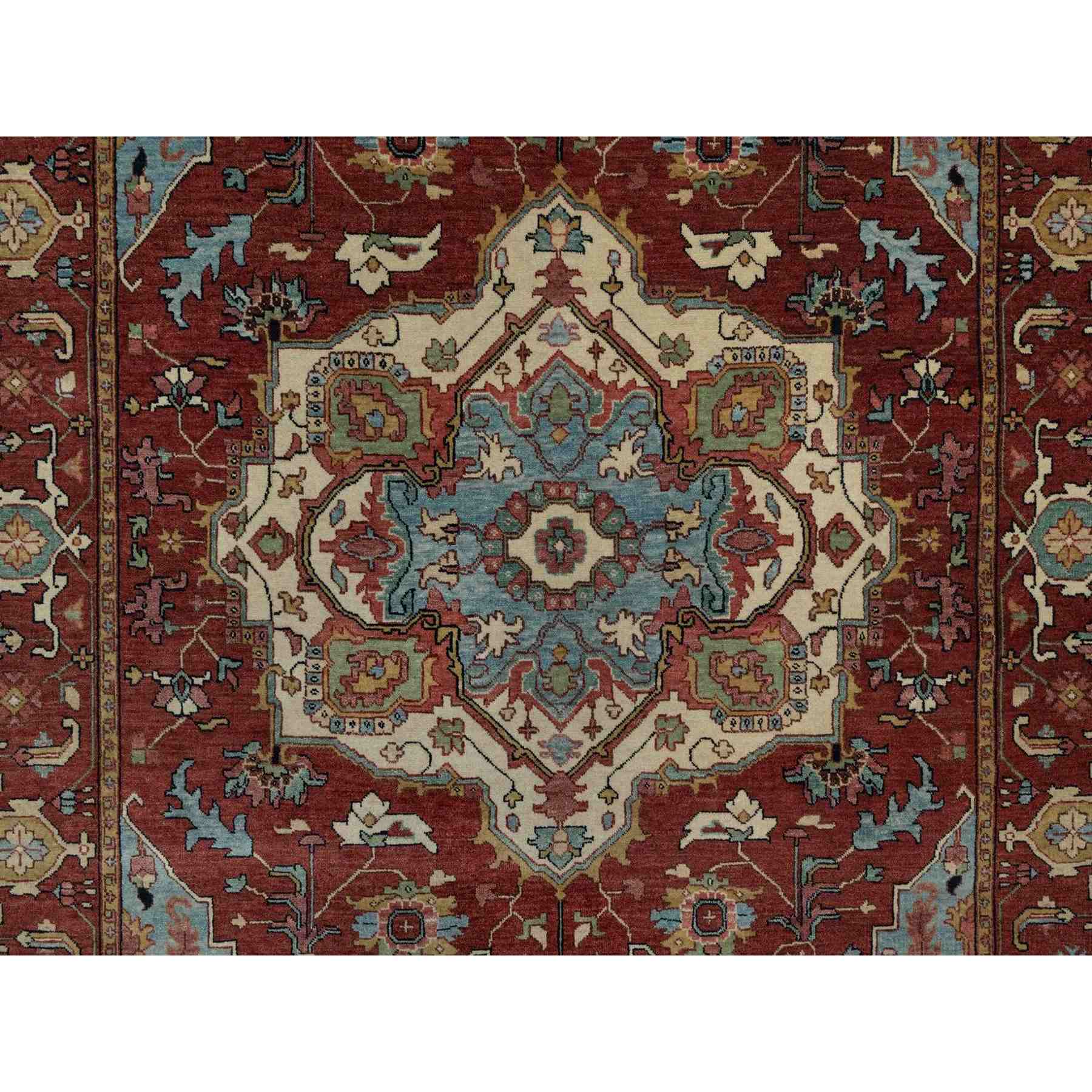 Heriz-Hand-Knotted-Rug-457575