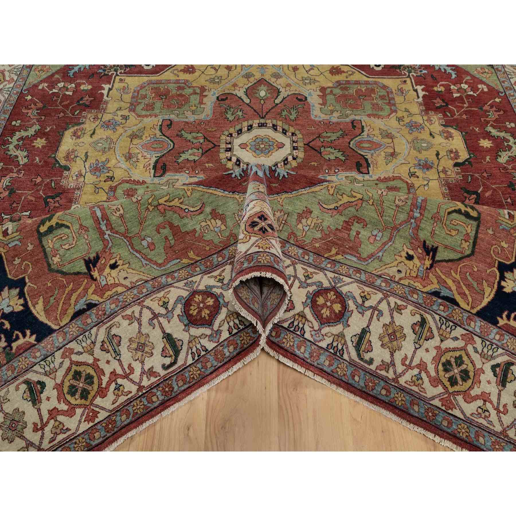 Heriz-Hand-Knotted-Rug-457580