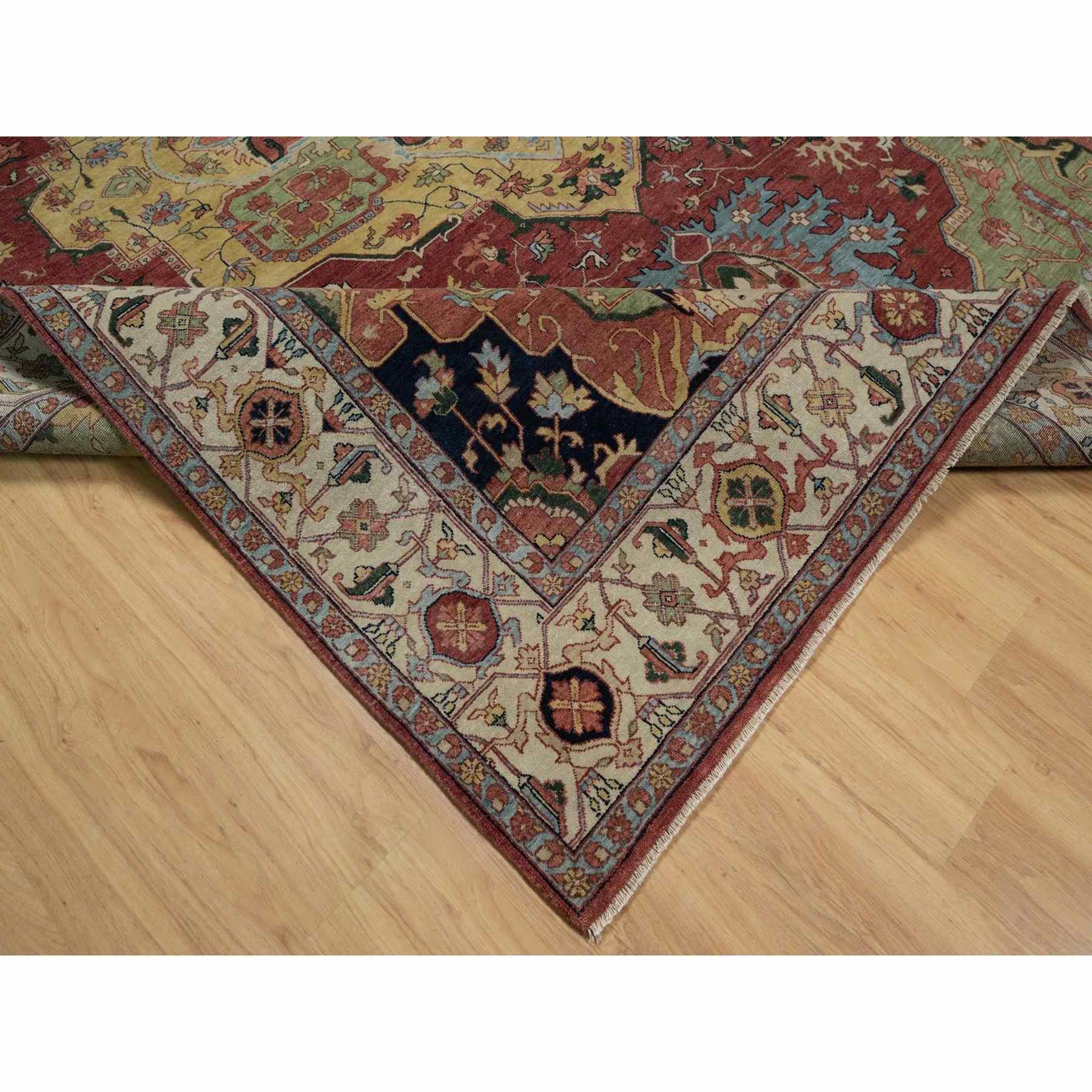 Heriz-Hand-Knotted-Rug-457580