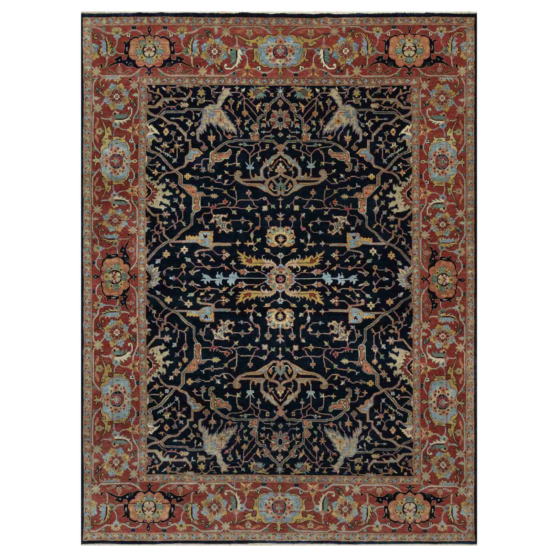 Heriz-Hand-Knotted-Rug-457585