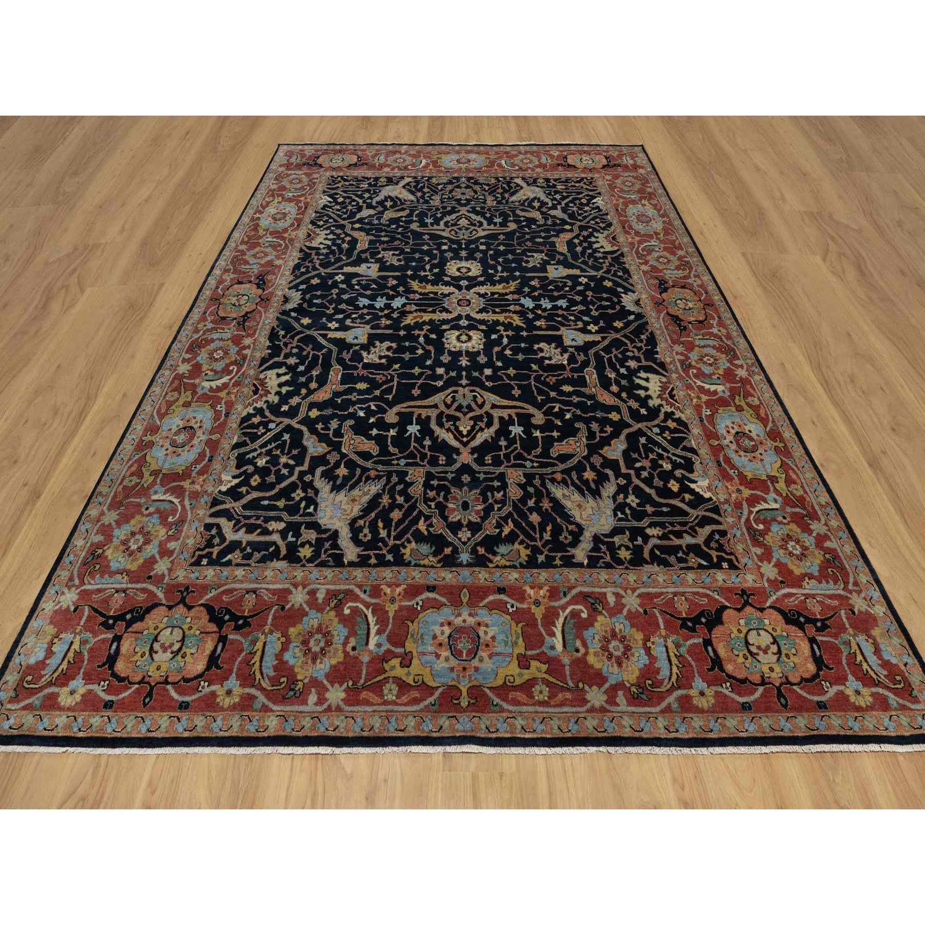 Heriz-Hand-Knotted-Rug-457585