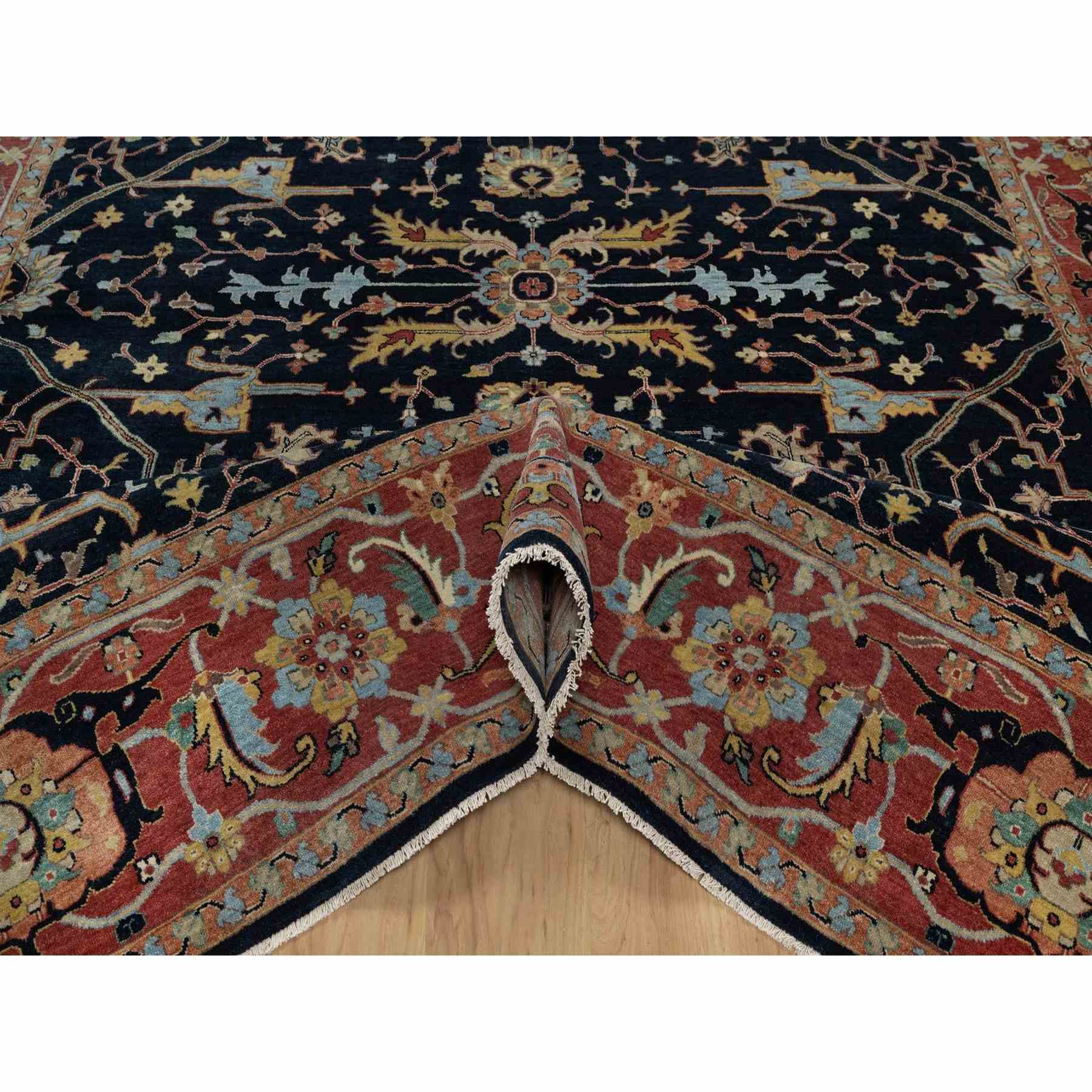 Heriz-Hand-Knotted-Rug-457585