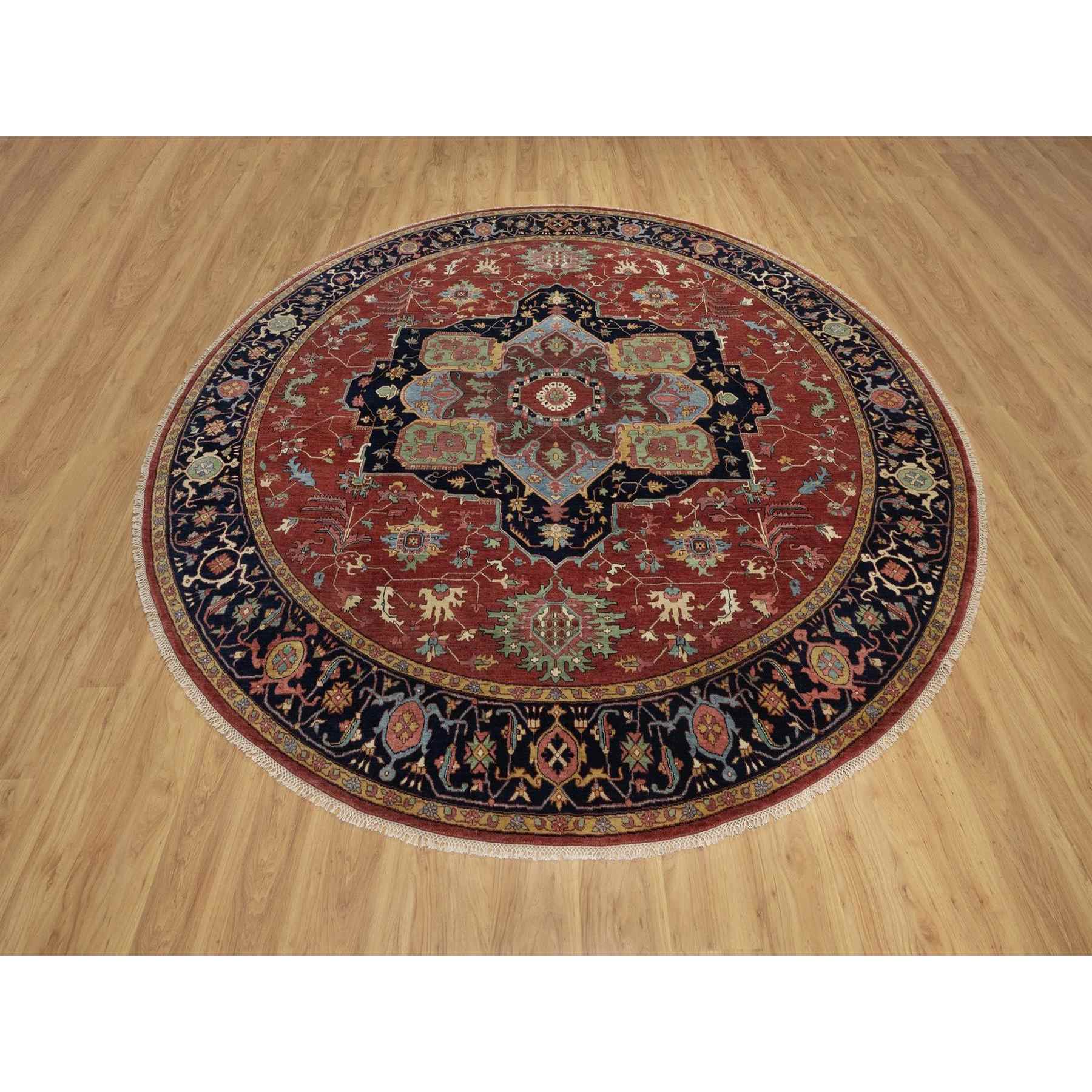 Heriz-Hand-Knotted-Rug-457590