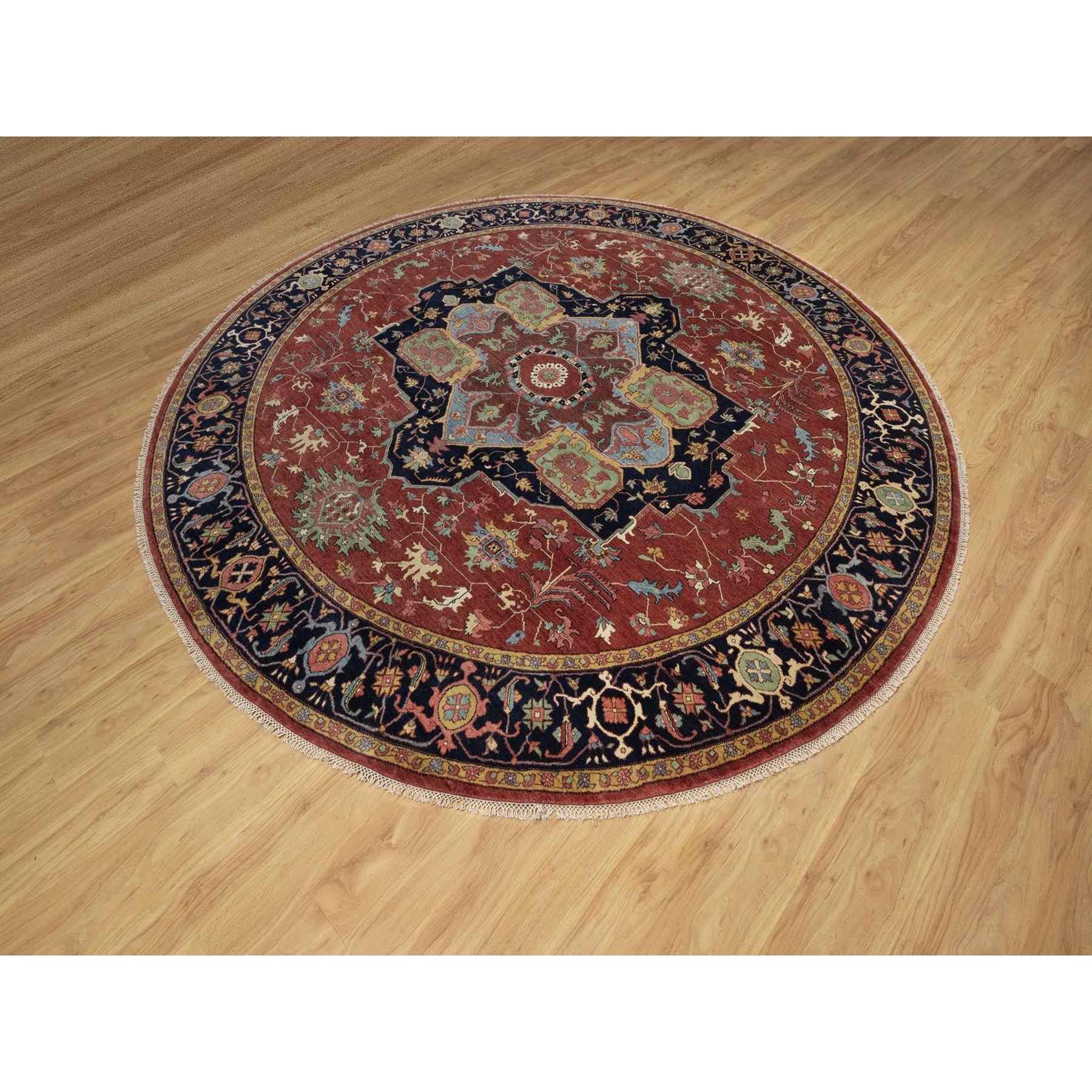 Heriz-Hand-Knotted-Rug-457590