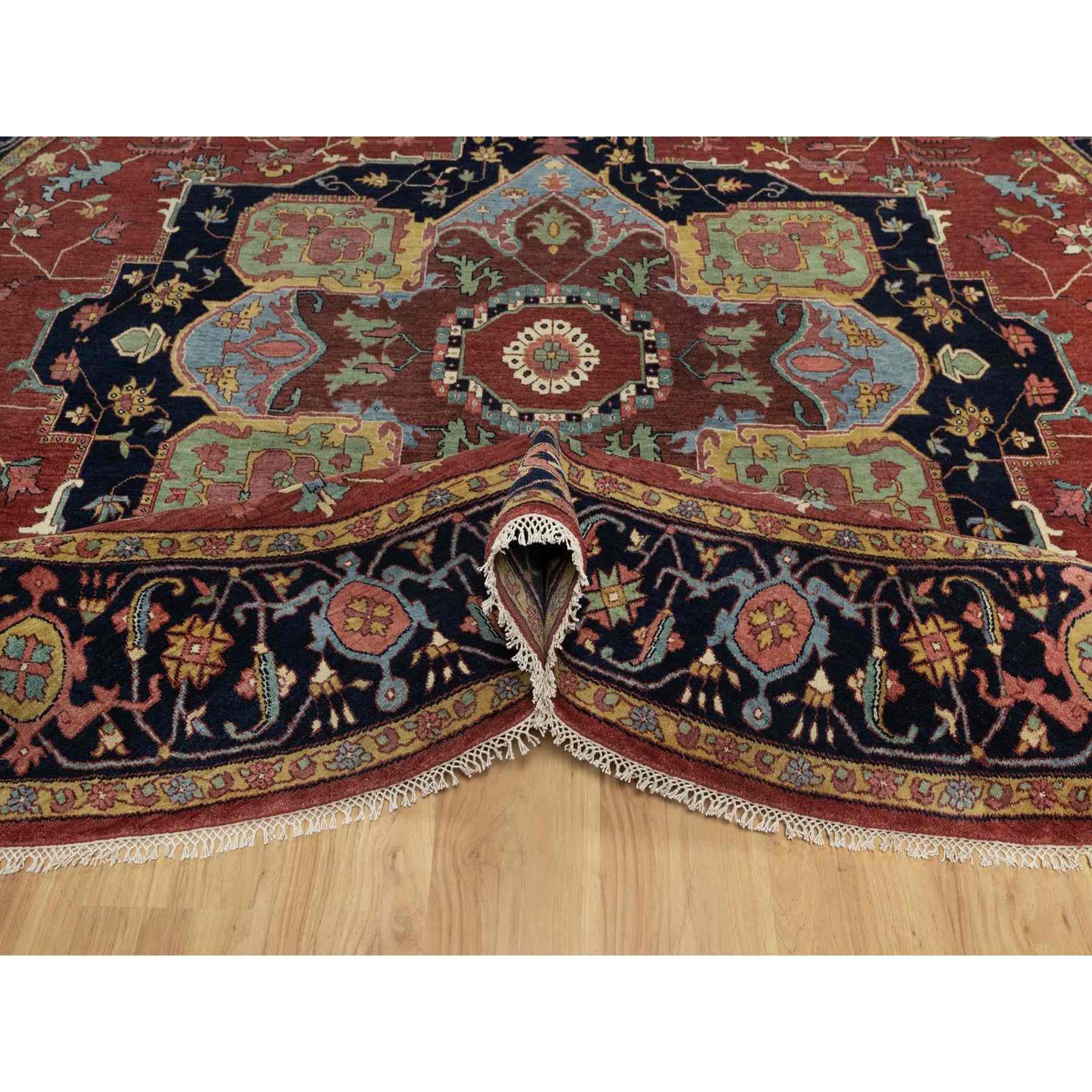 Heriz-Hand-Knotted-Rug-457590