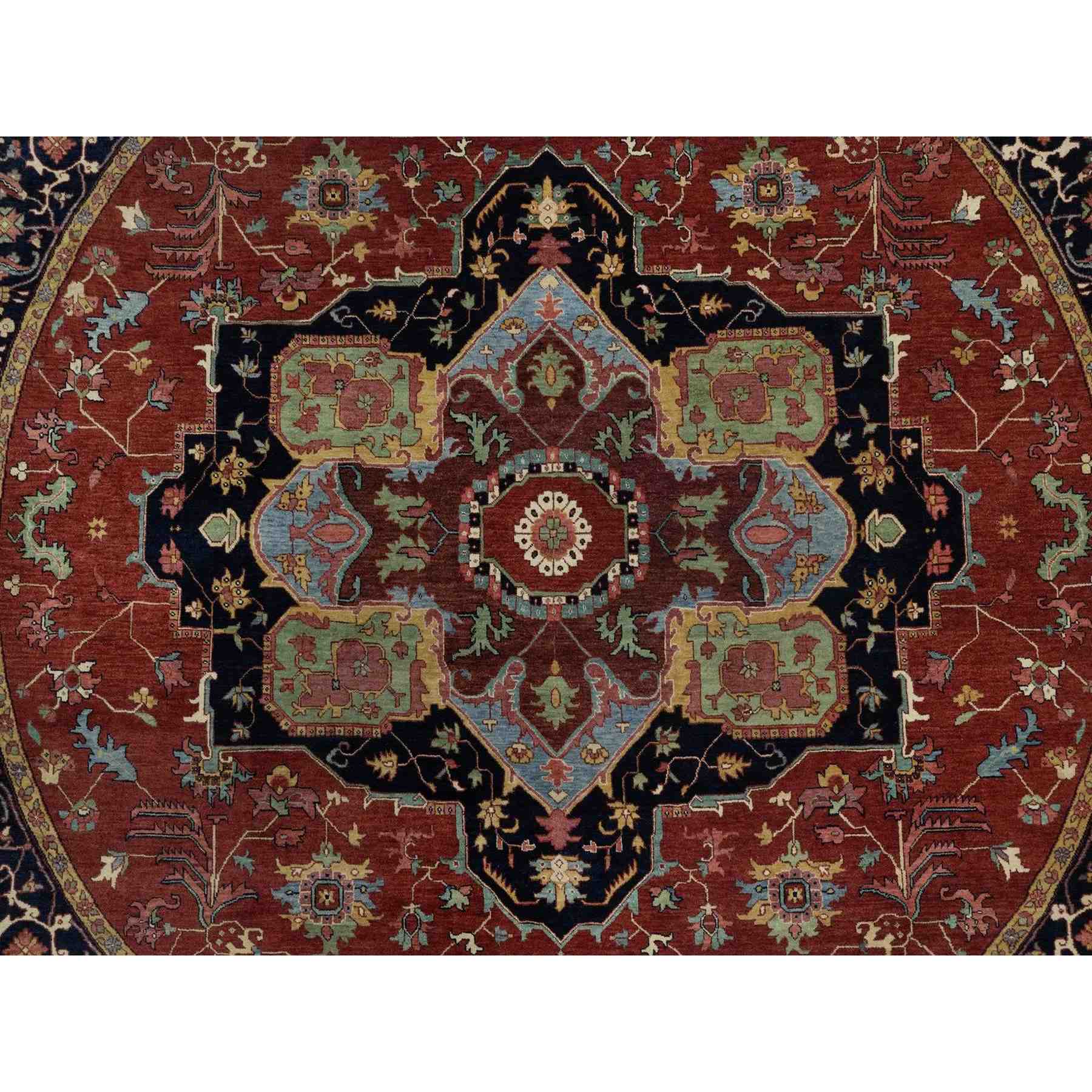 Heriz-Hand-Knotted-Rug-457590