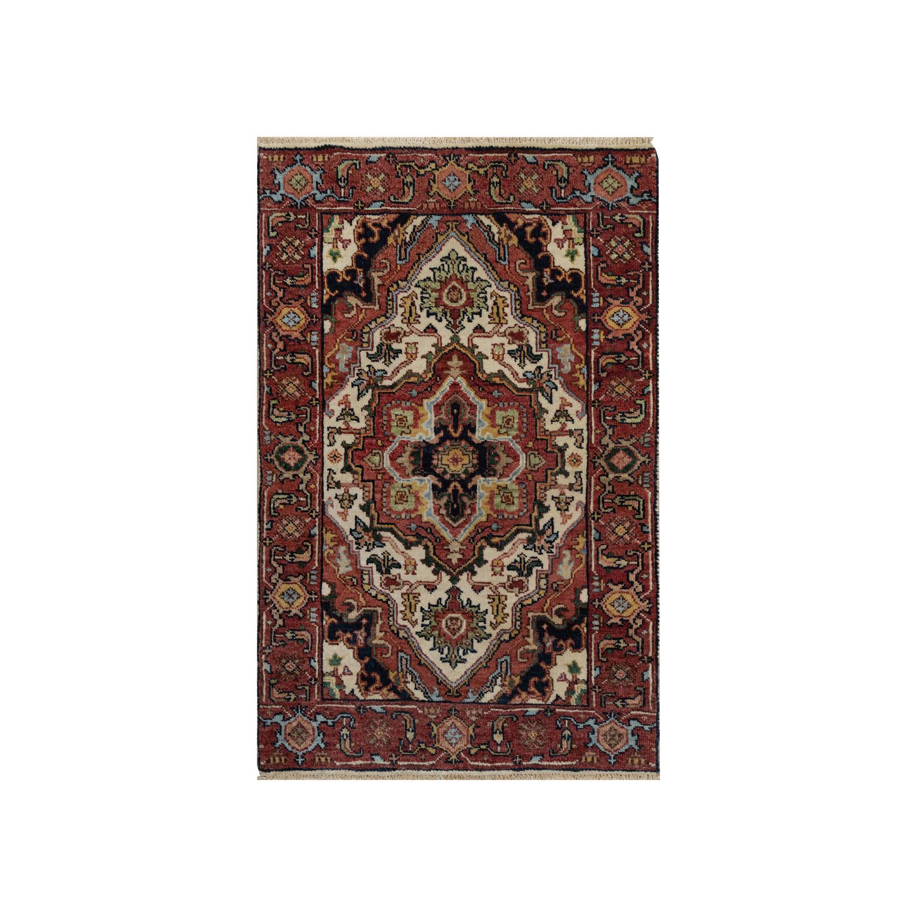Heriz-Hand-Knotted-Rug-457600