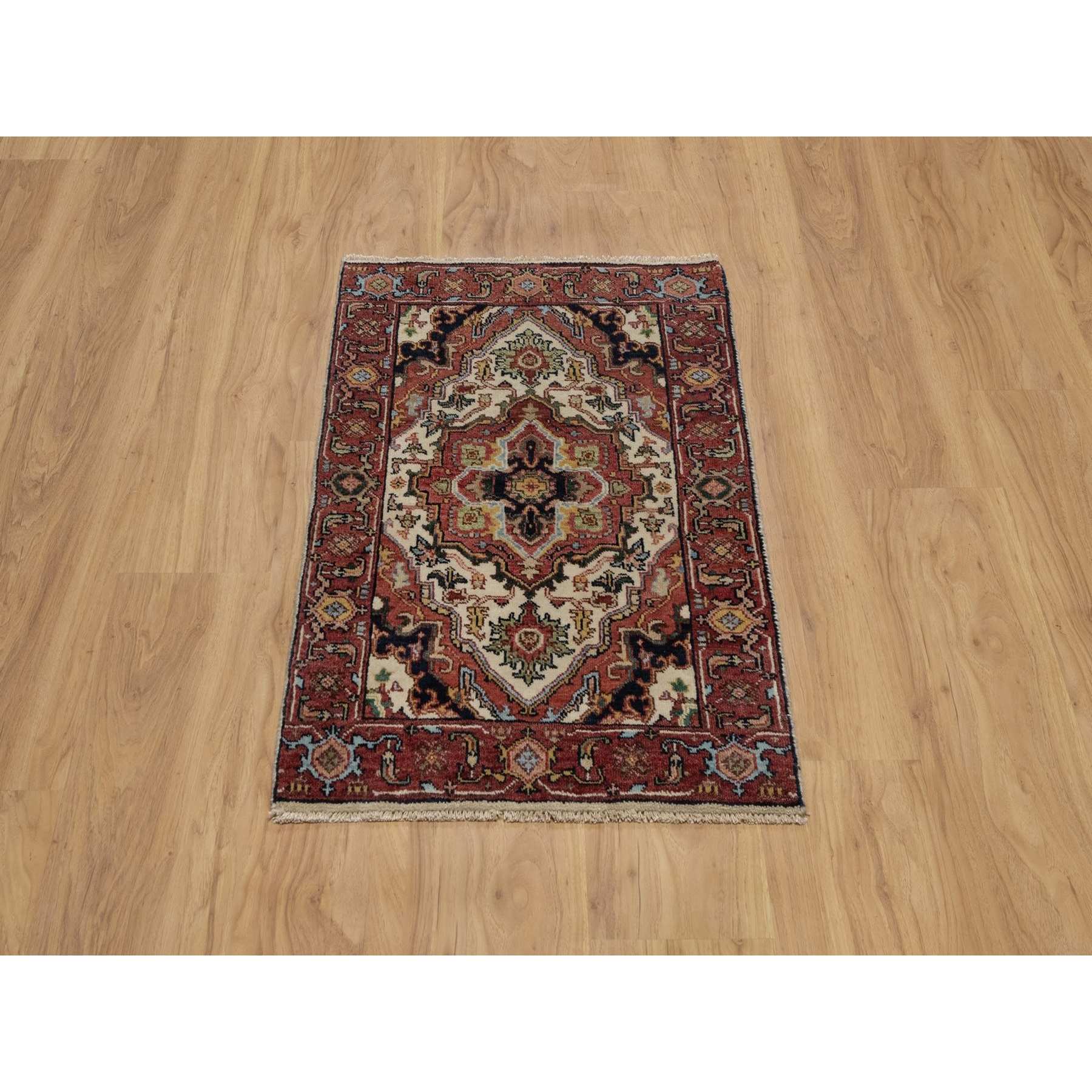Heriz-Hand-Knotted-Rug-457600