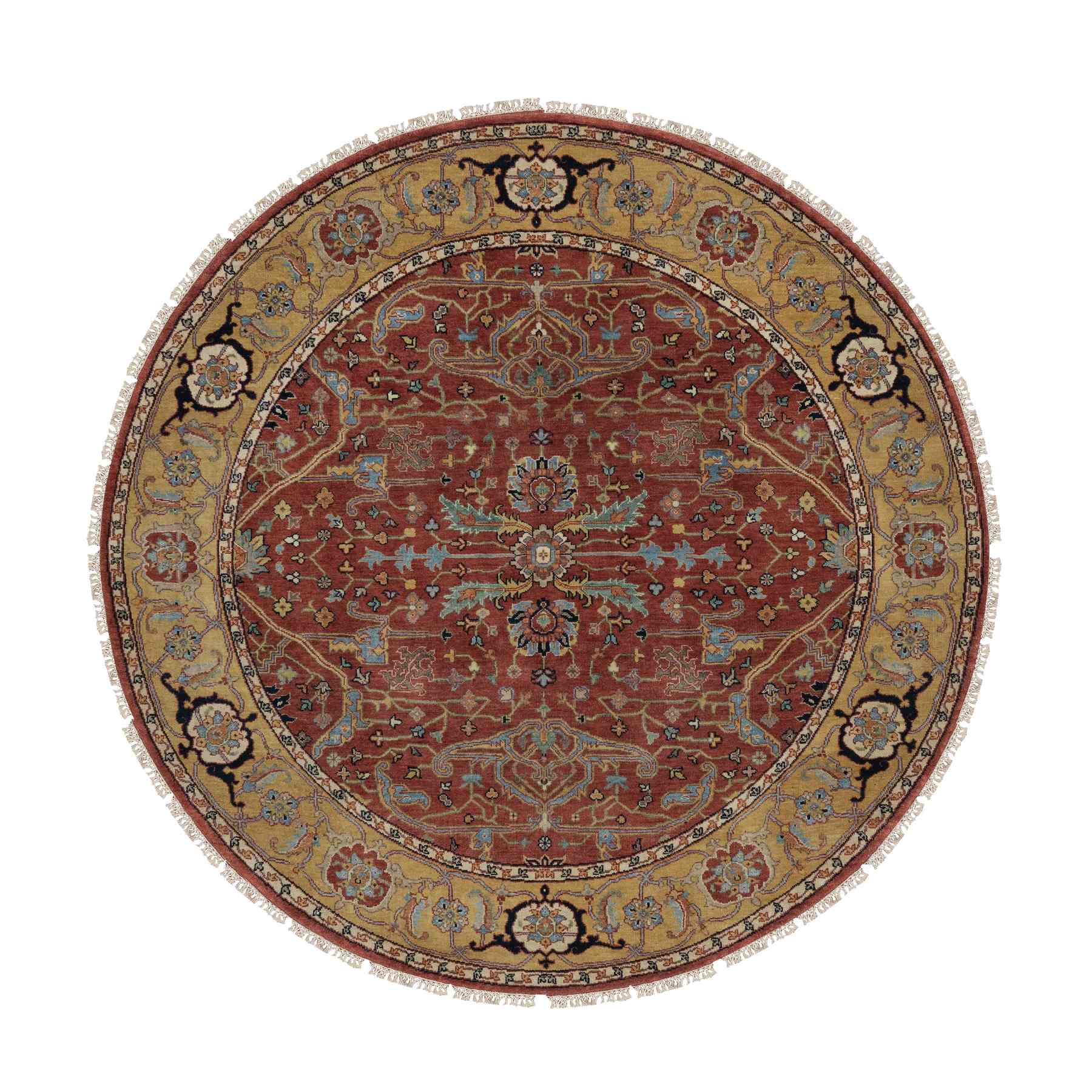 Heriz-Hand-Knotted-Rug-457605