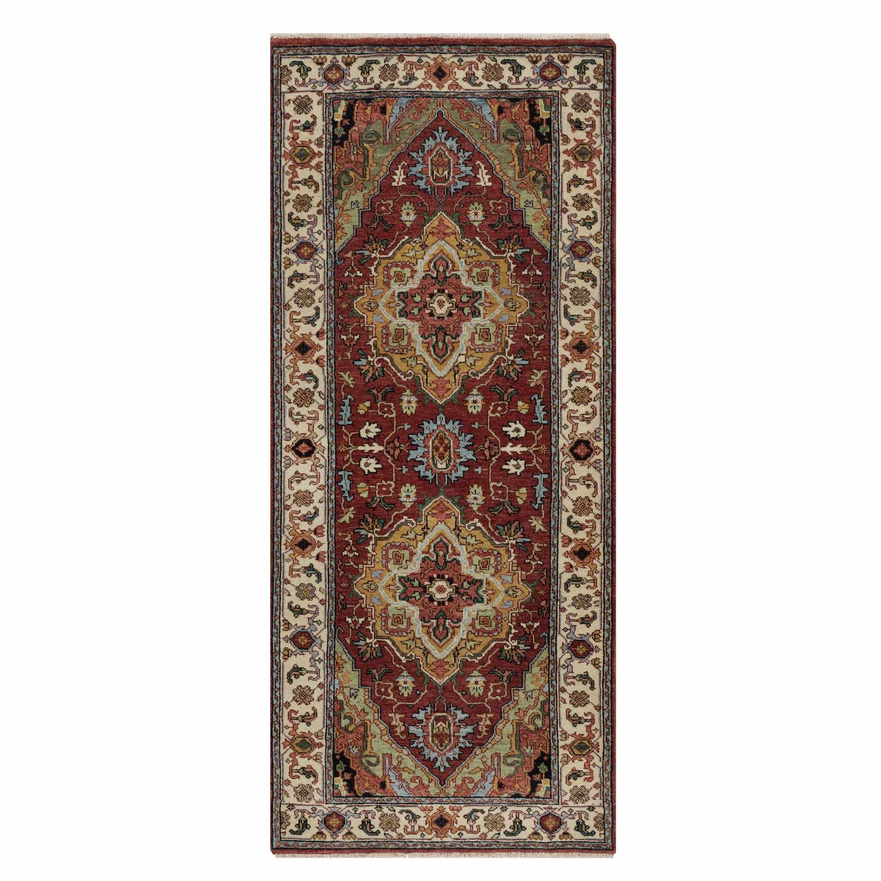 Heriz-Hand-Knotted-Rug-459650