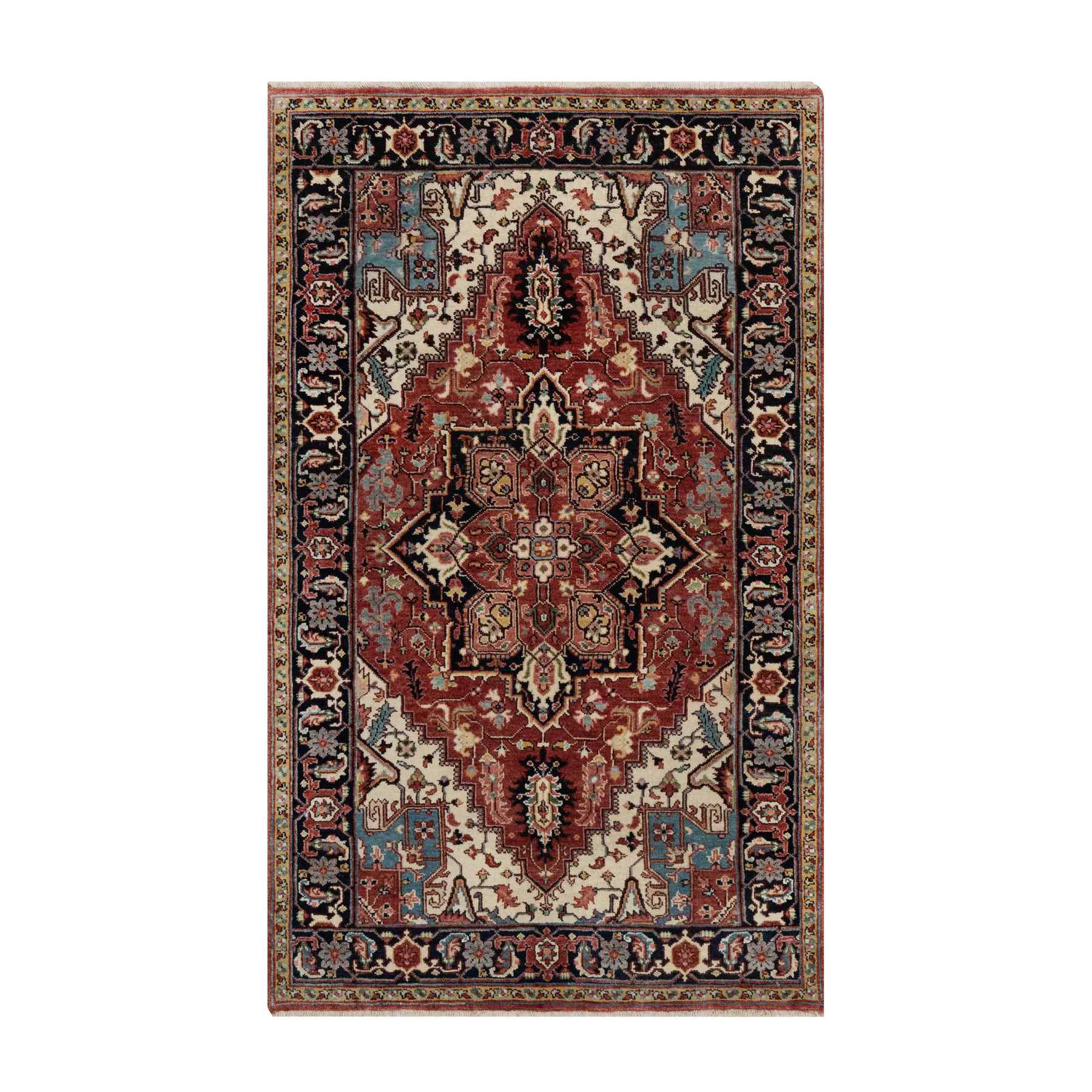 Heriz-Hand-Knotted-Rug-459690