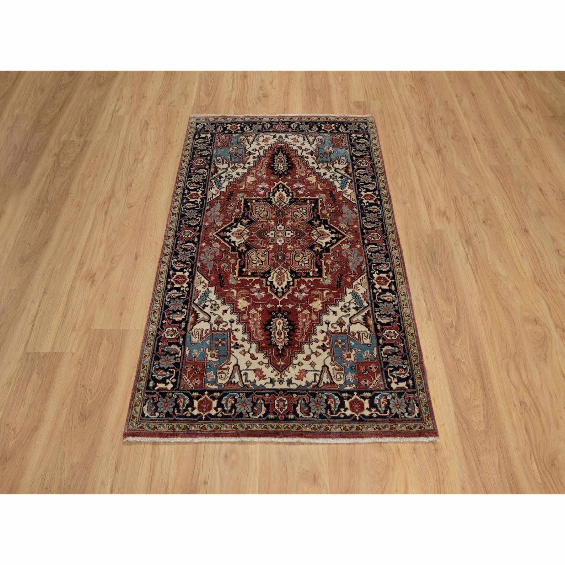 Heriz-Hand-Knotted-Rug-459690