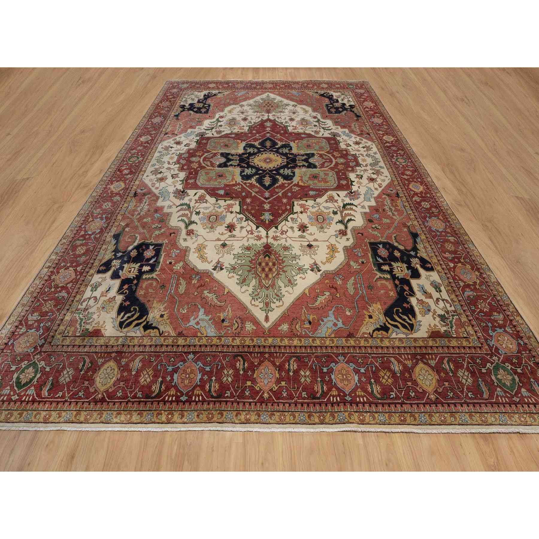 Heriz-Hand-Knotted-Rug-459735