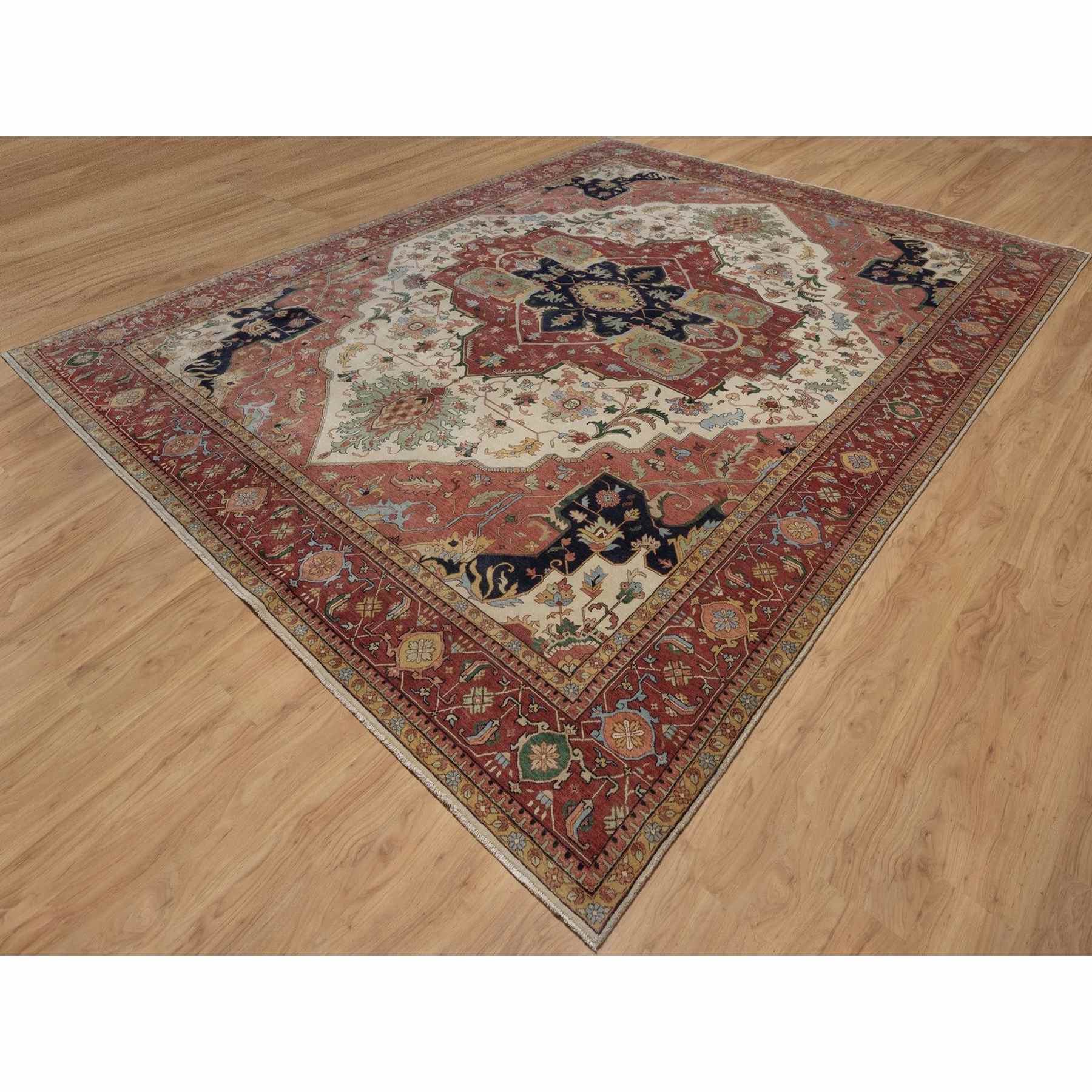 Heriz-Hand-Knotted-Rug-459735