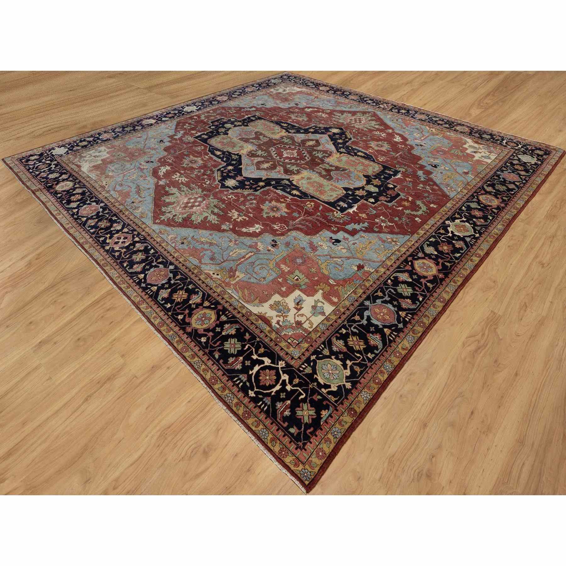 Heriz-Hand-Knotted-Rug-459740