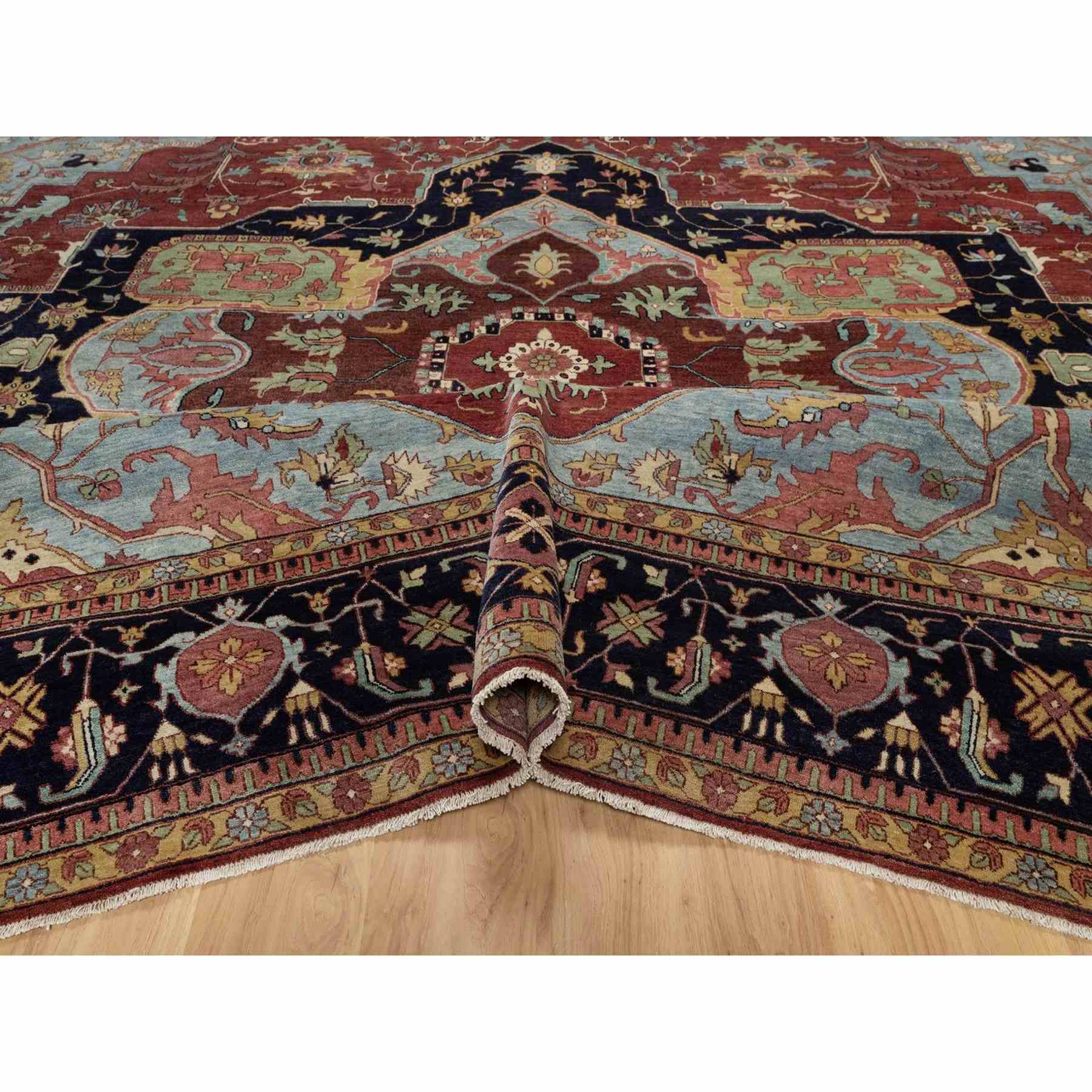 Heriz-Hand-Knotted-Rug-459740