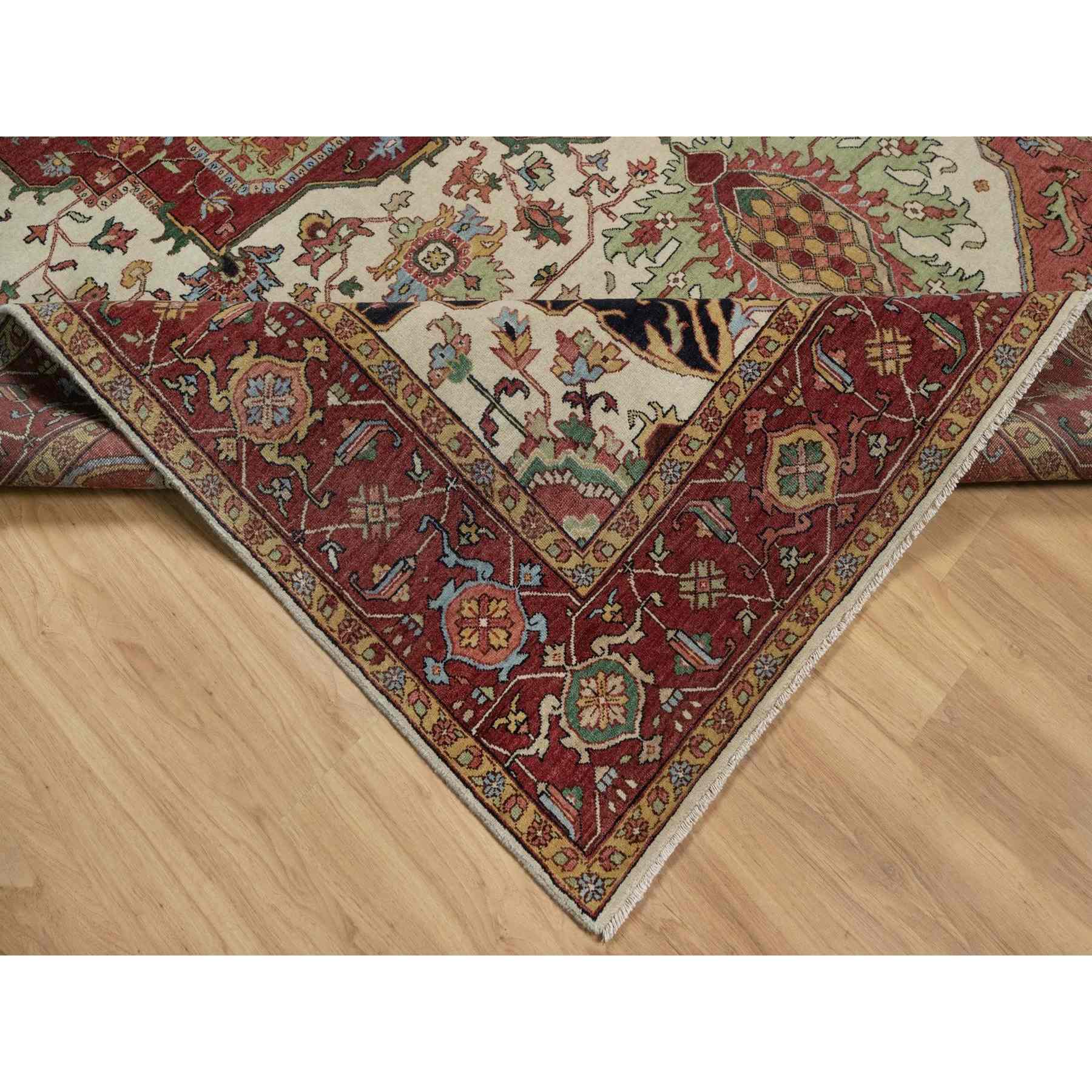 Heriz-Hand-Knotted-Rug-459750
