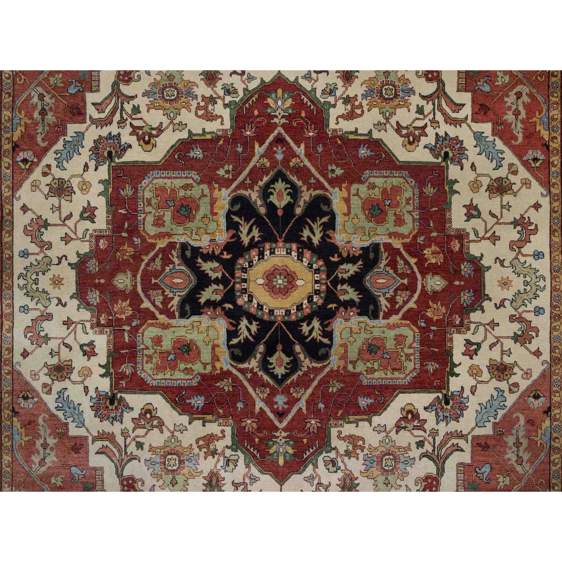 Heriz-Hand-Knotted-Rug-459750