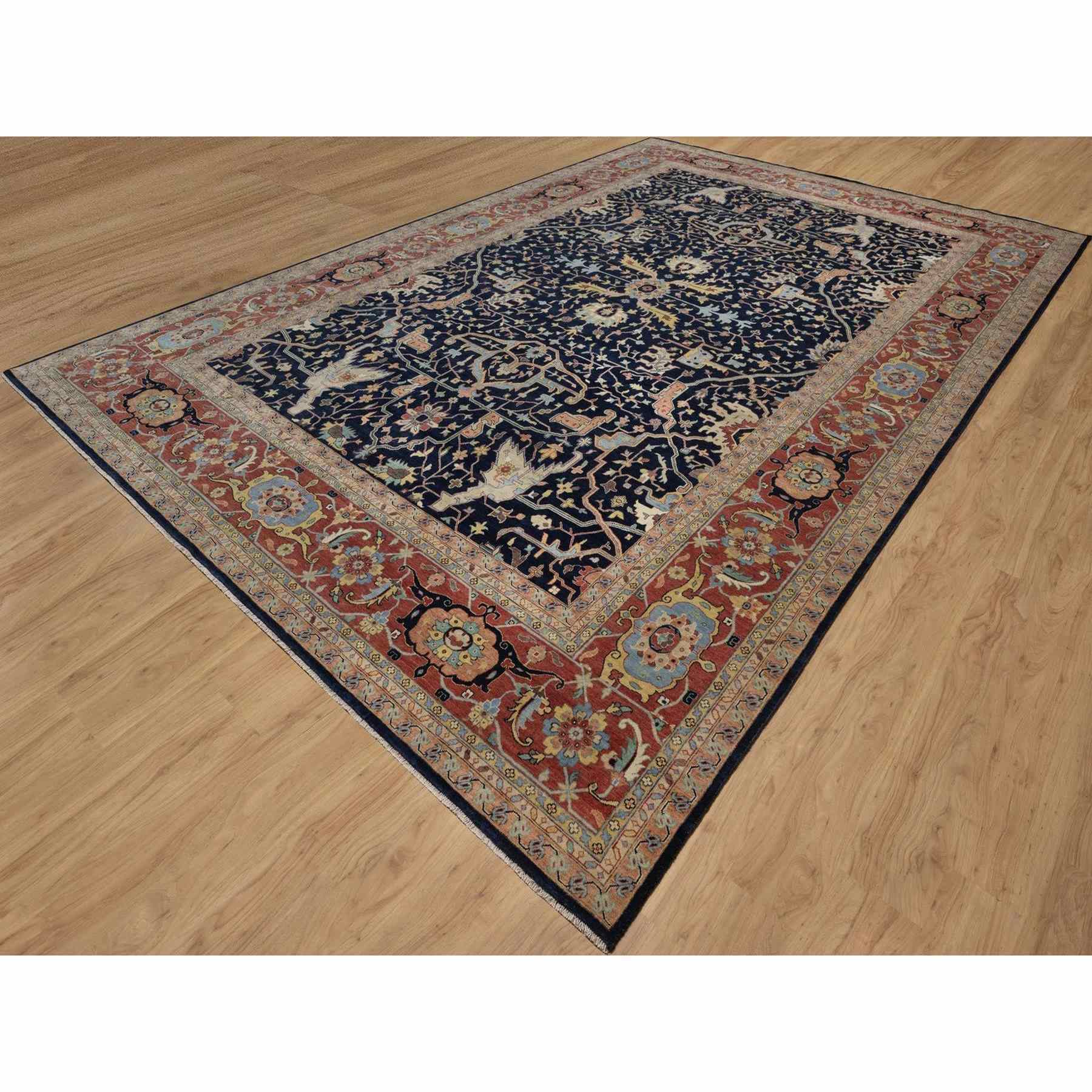 Heriz-Hand-Knotted-Rug-459755