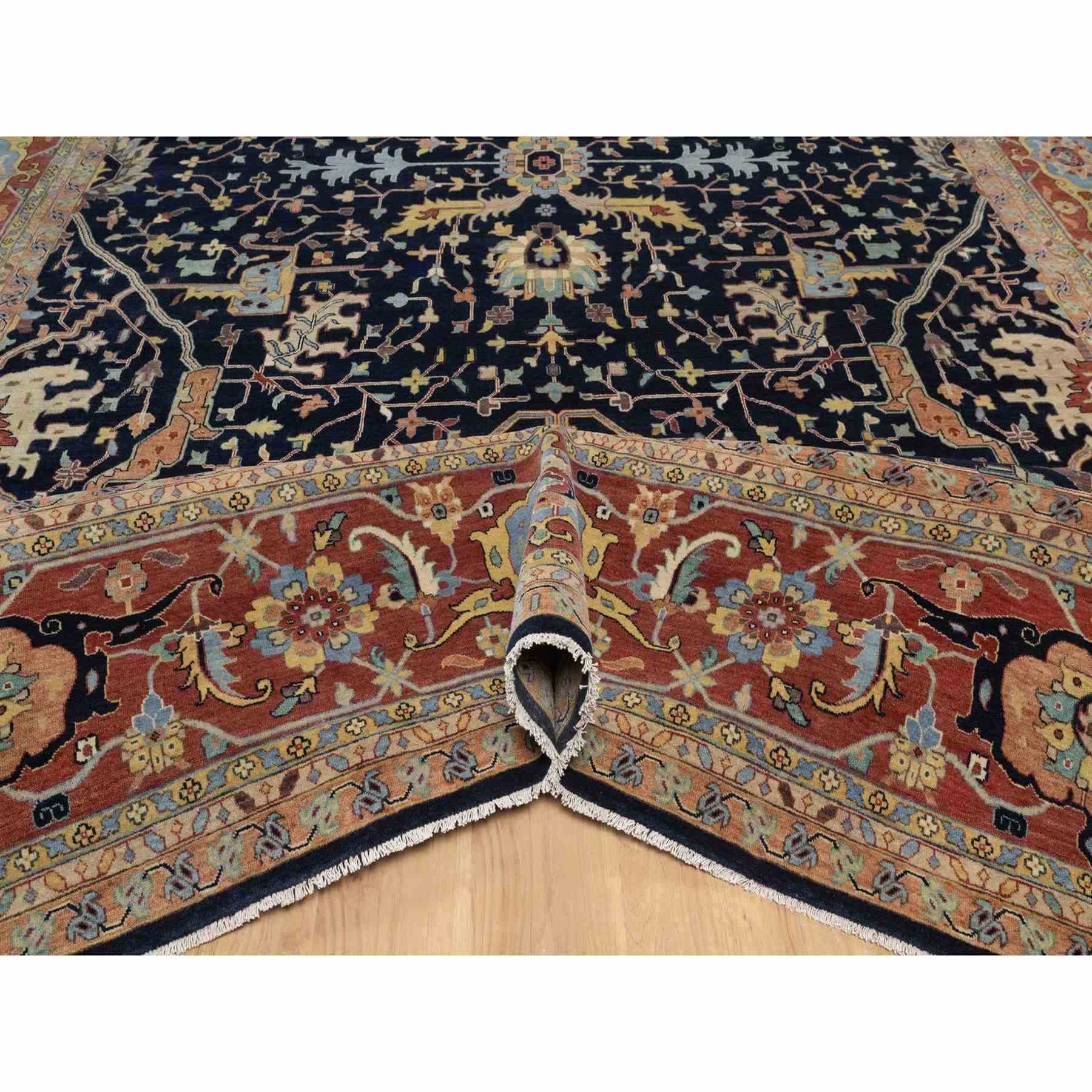 Heriz-Hand-Knotted-Rug-459755