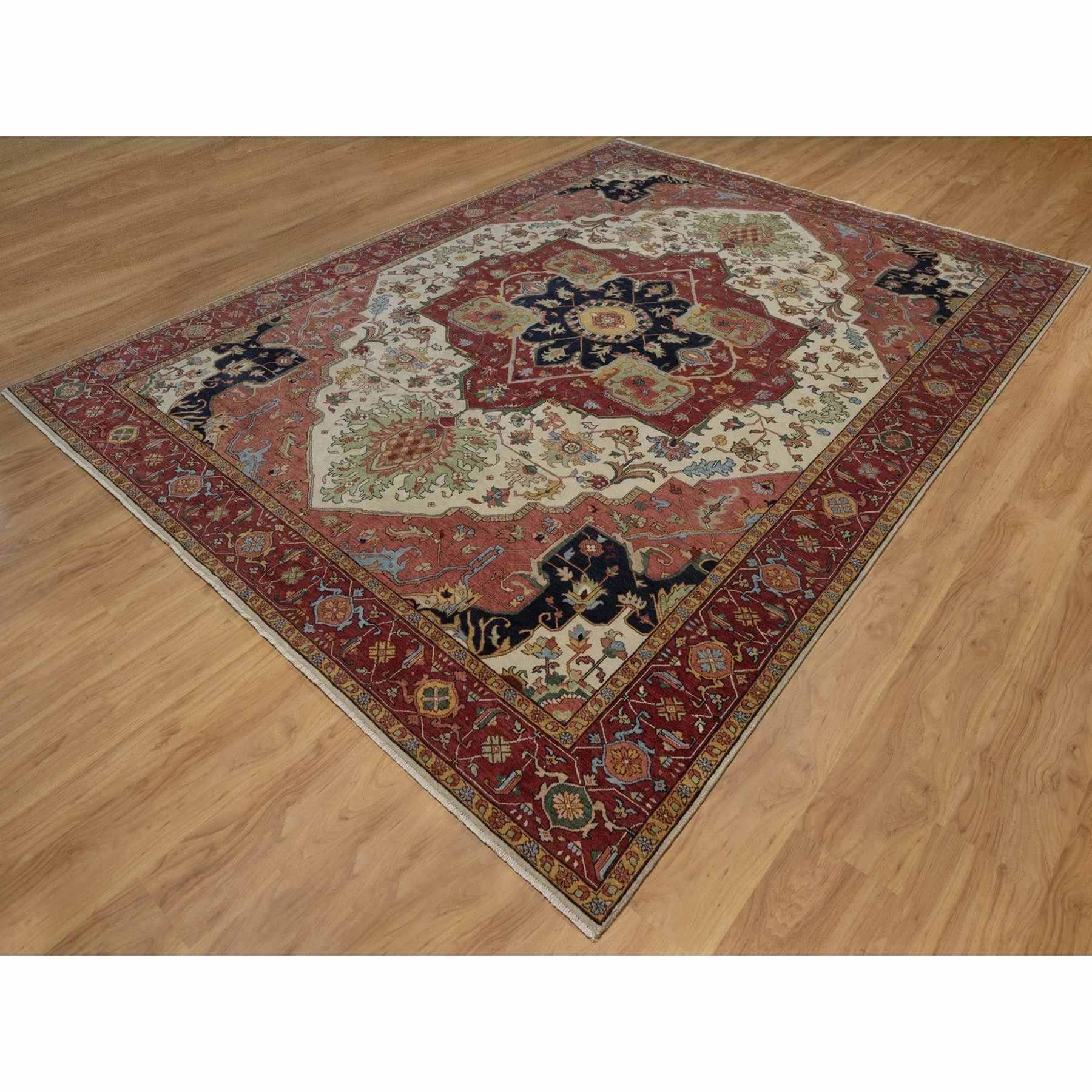 Heriz-Hand-Knotted-Rug-459795