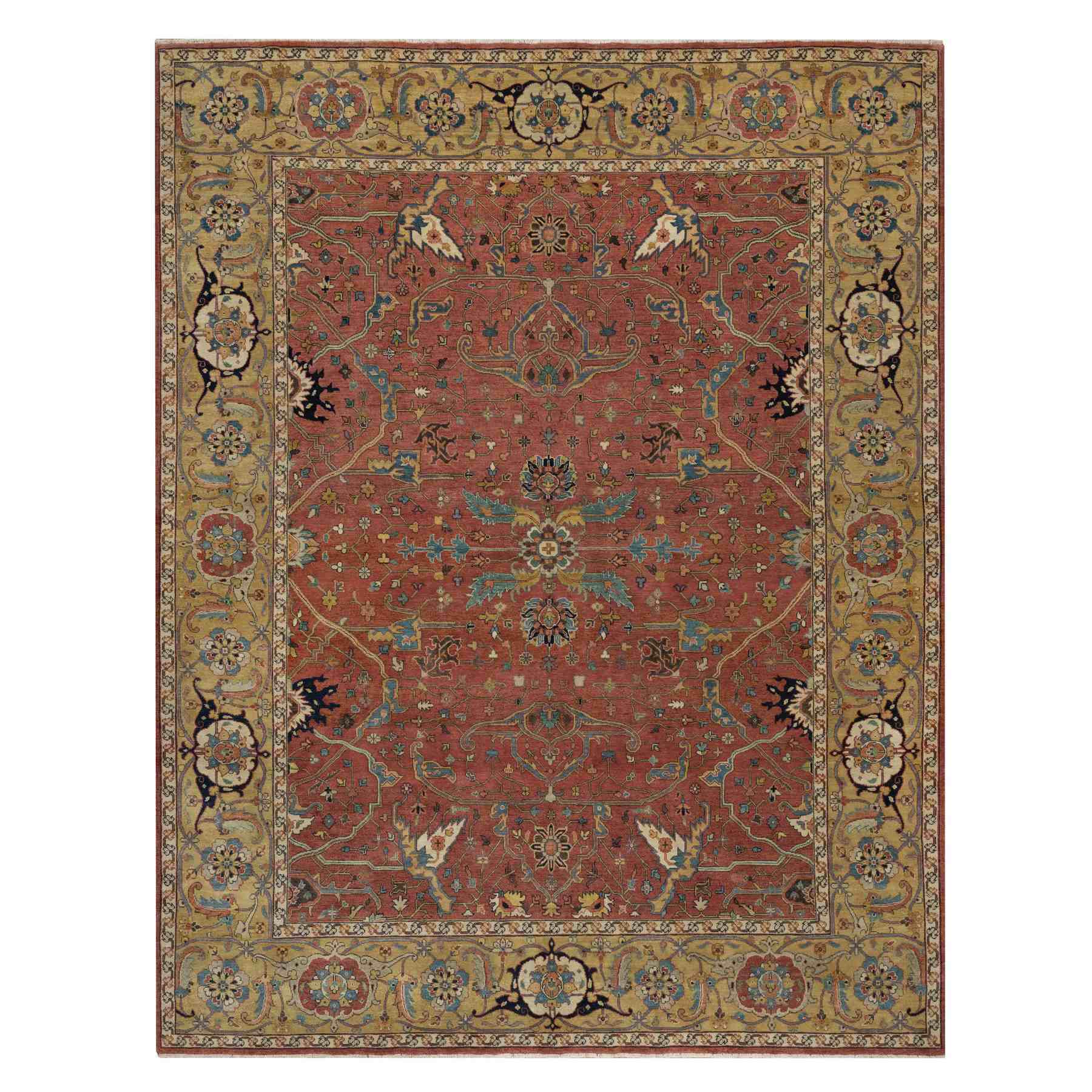 Heriz-Hand-Knotted-Rug-459800