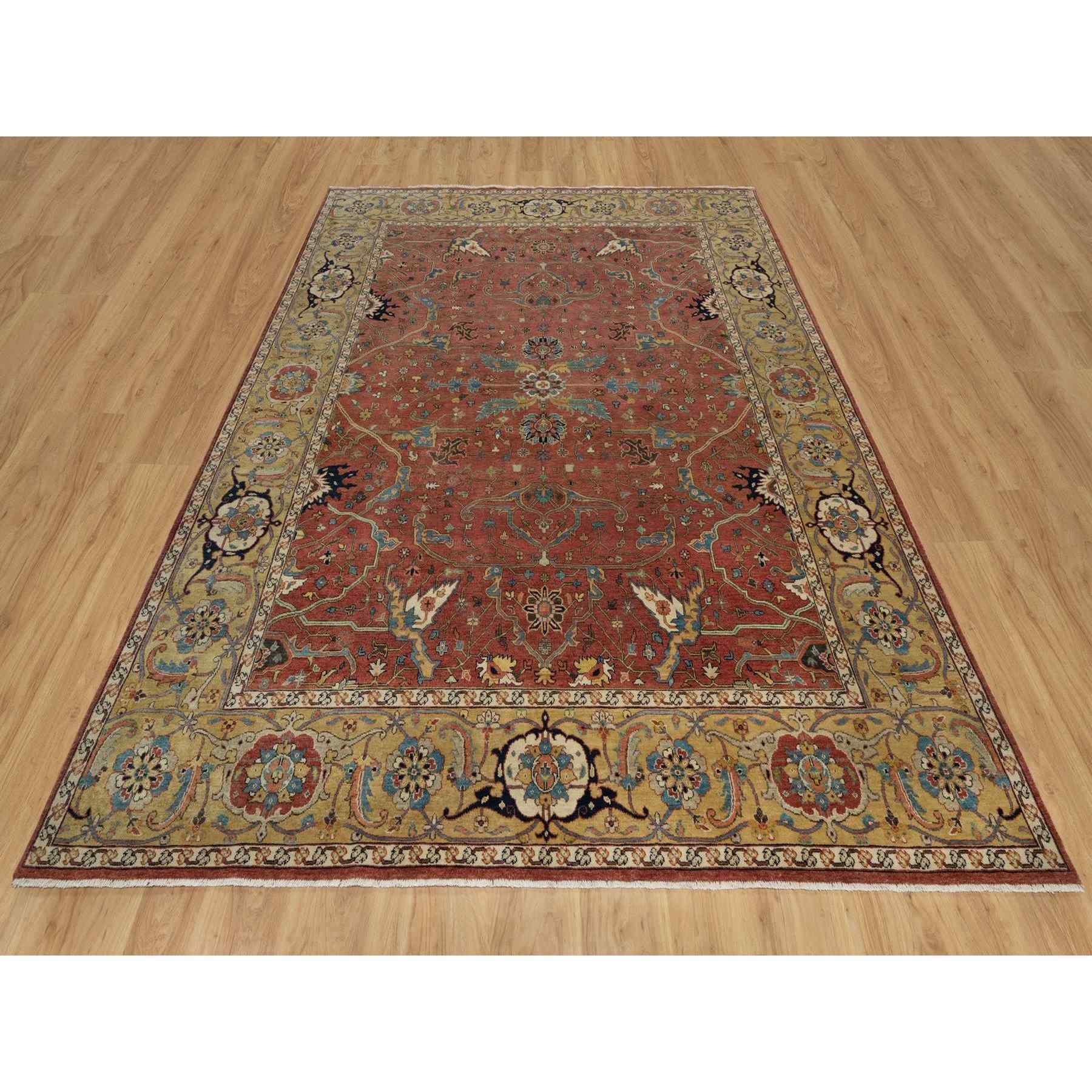 Heriz-Hand-Knotted-Rug-459800