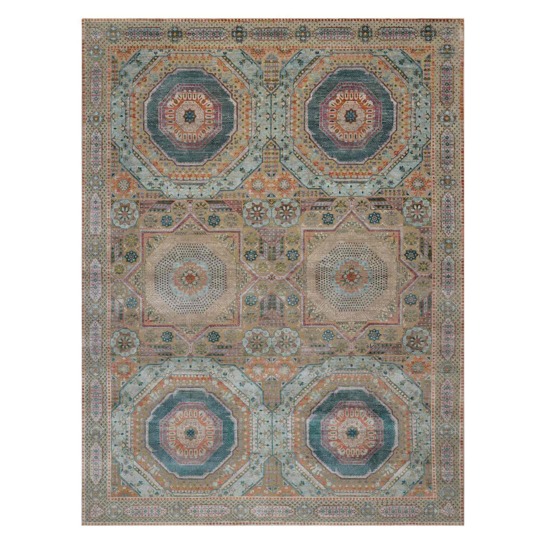 Mamluk-Hand-Knotted-Rug-459450