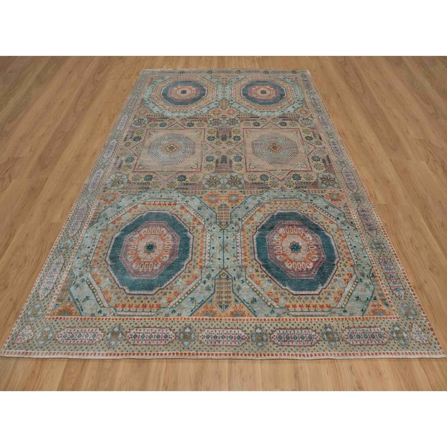 Mamluk-Hand-Knotted-Rug-459450