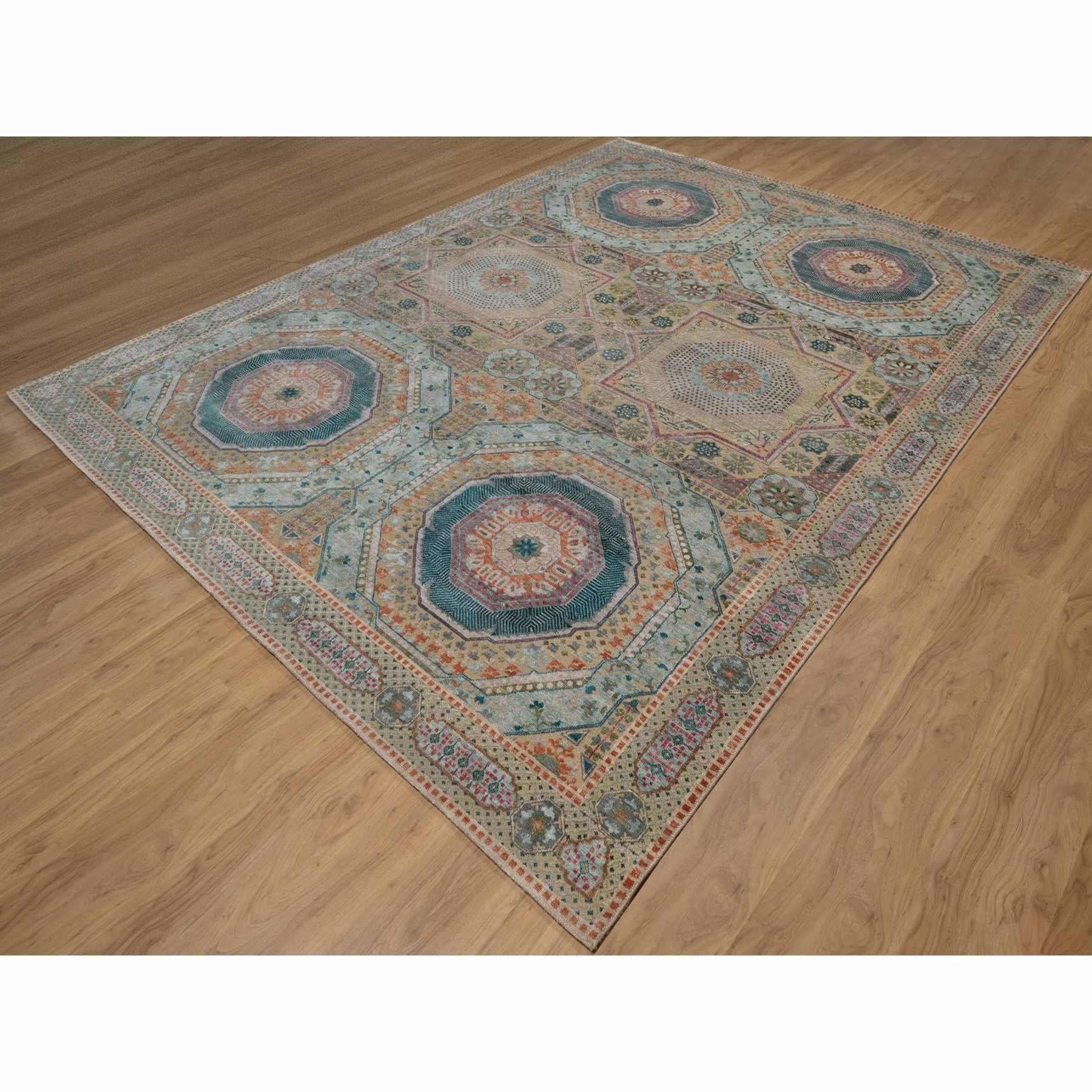 Mamluk-Hand-Knotted-Rug-459450
