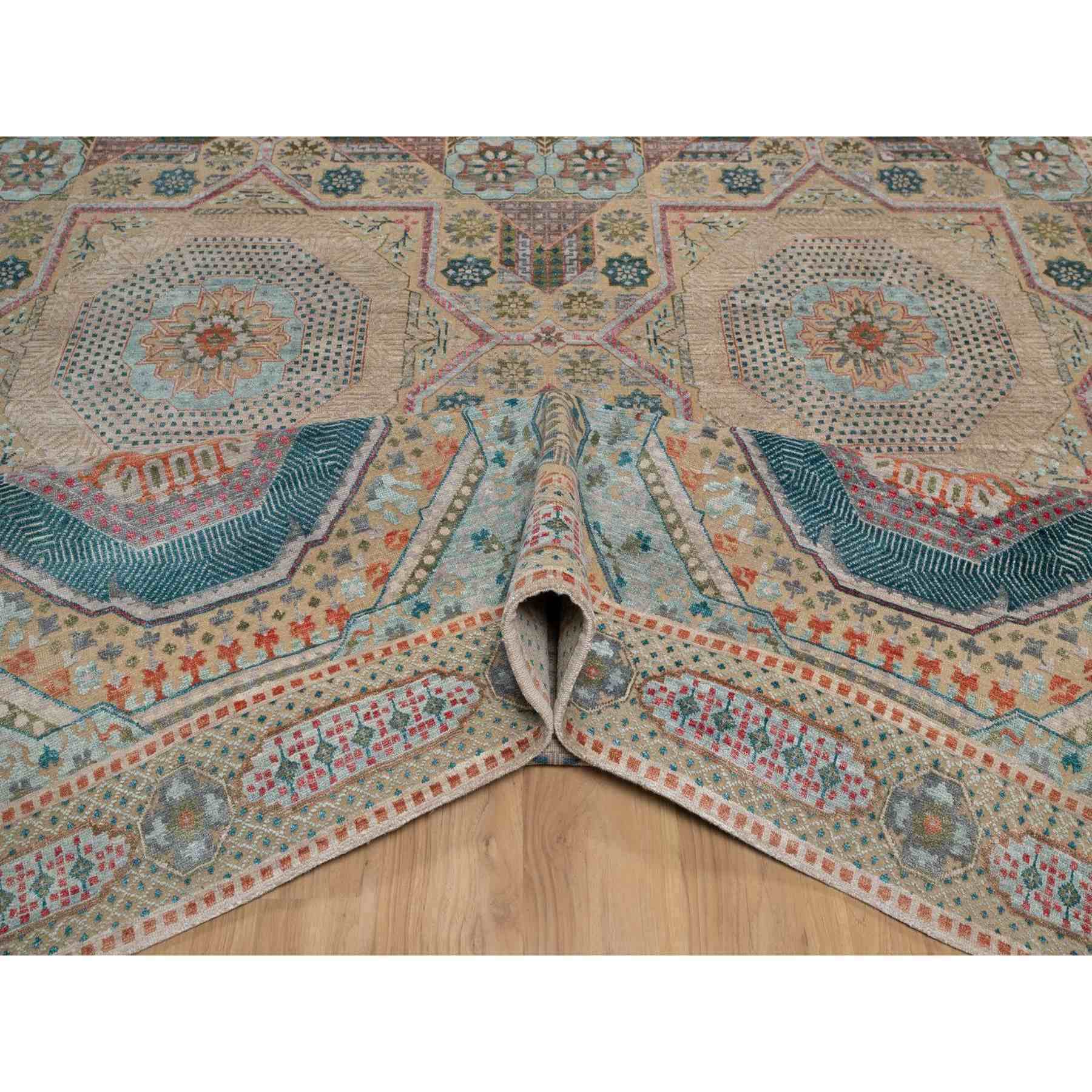 Mamluk-Hand-Knotted-Rug-459450